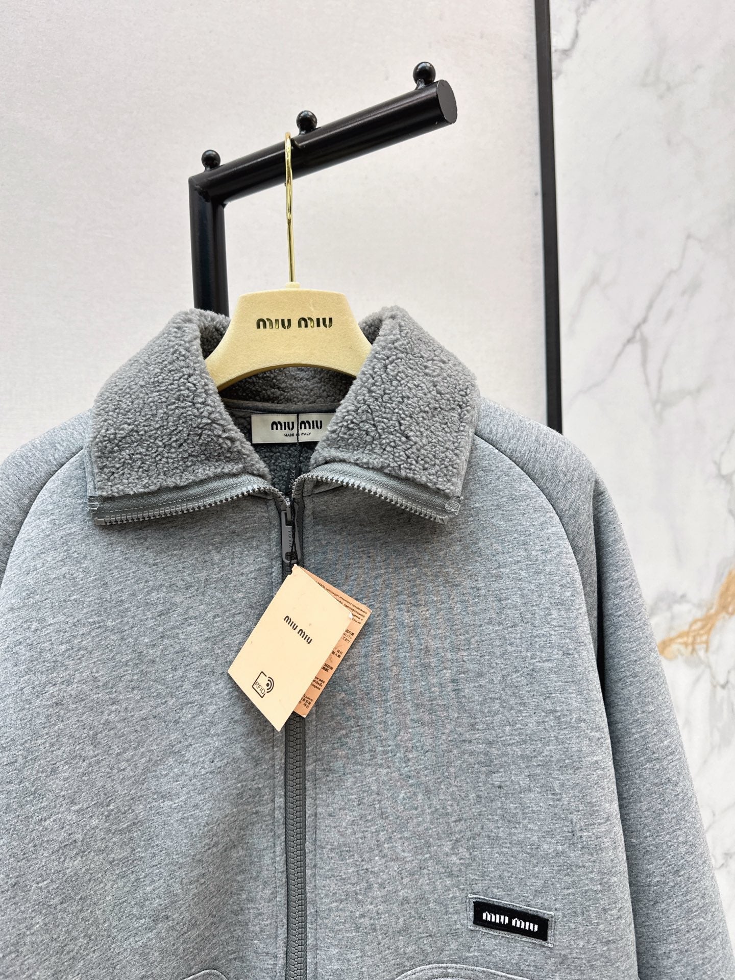 25FW new environmentally friendly lamb wool casual jacket