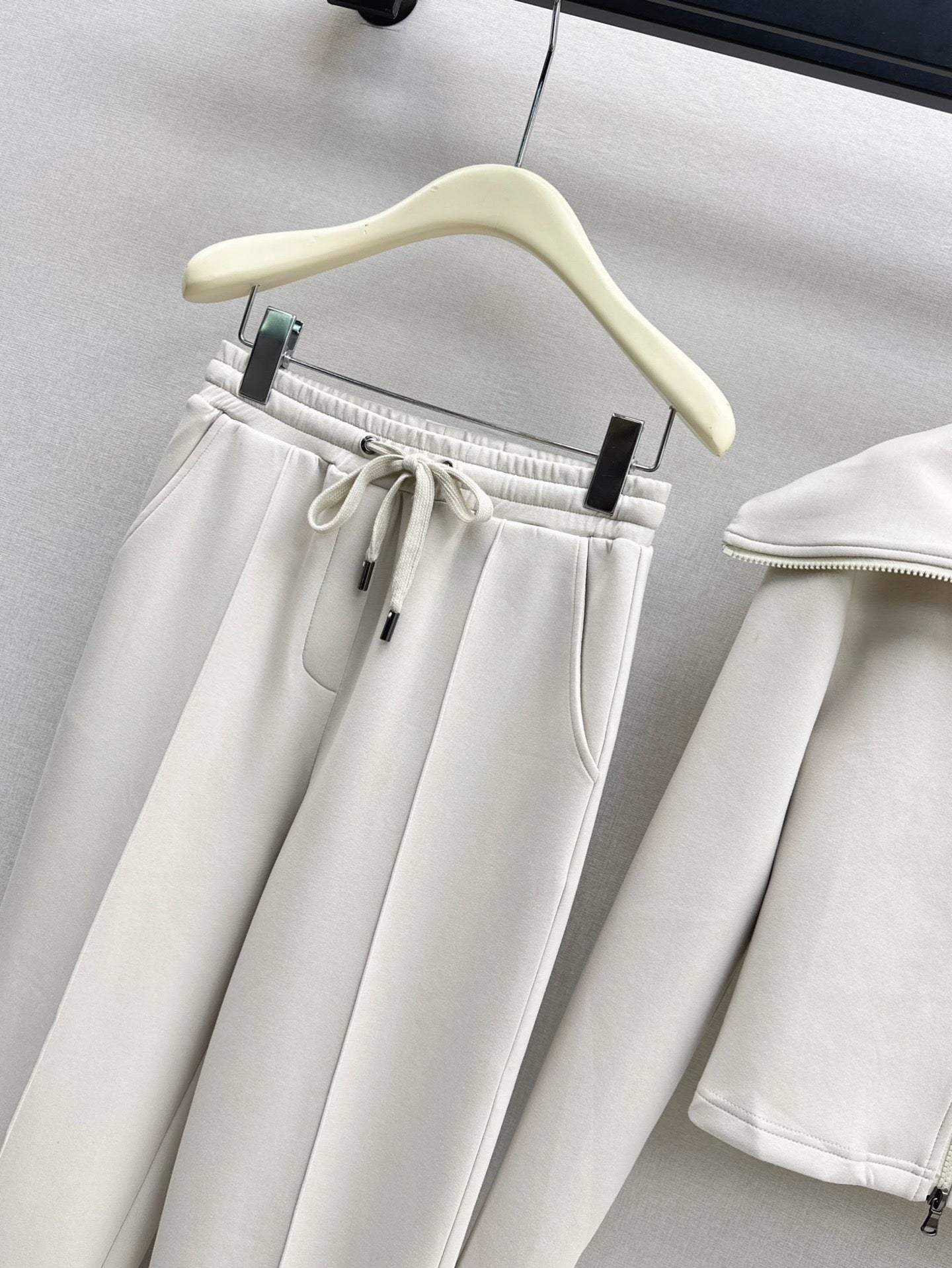 25FW new casual and fashionable zipper design suit