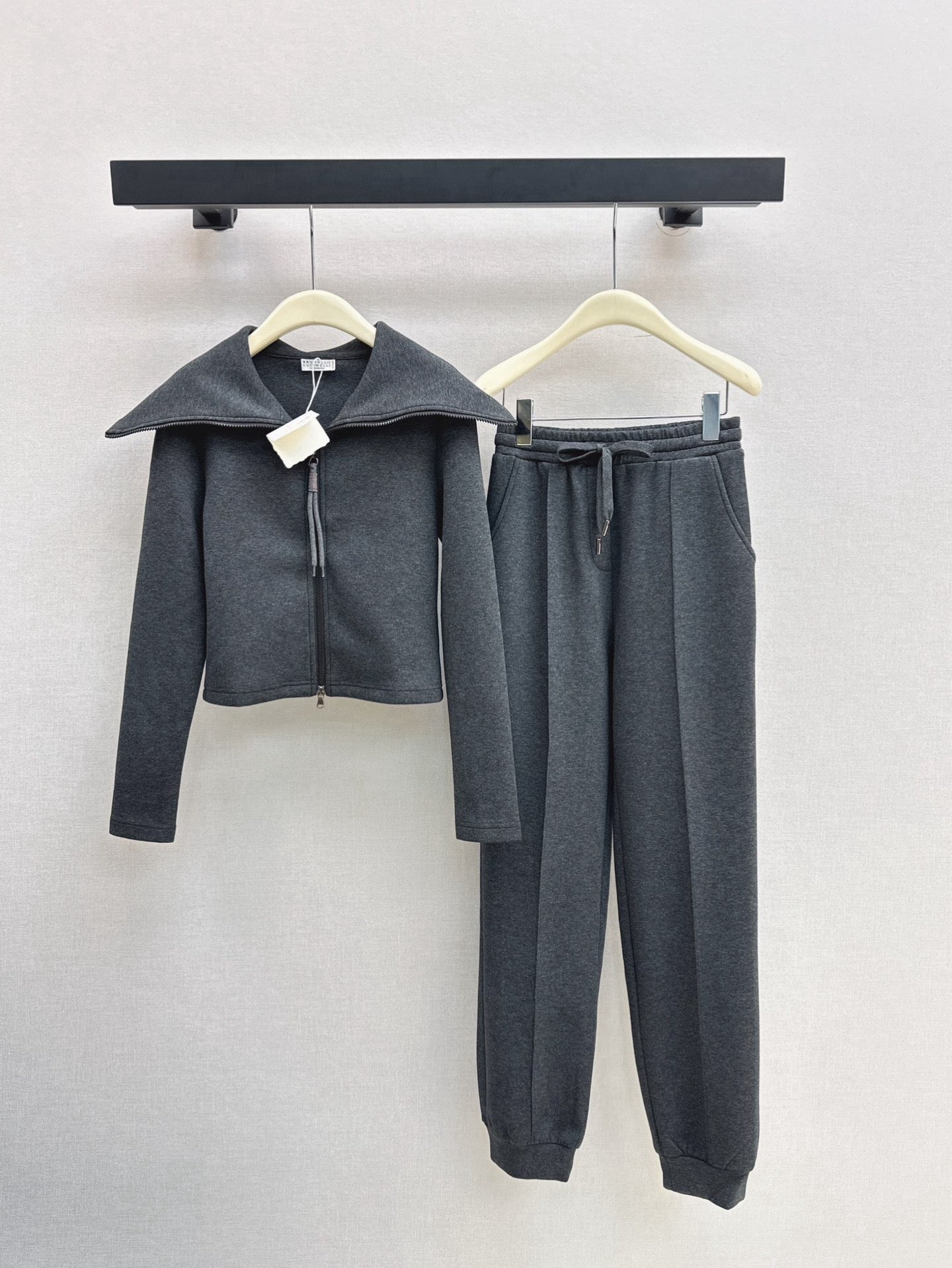 25FW new casual and fashionable zipper design suit