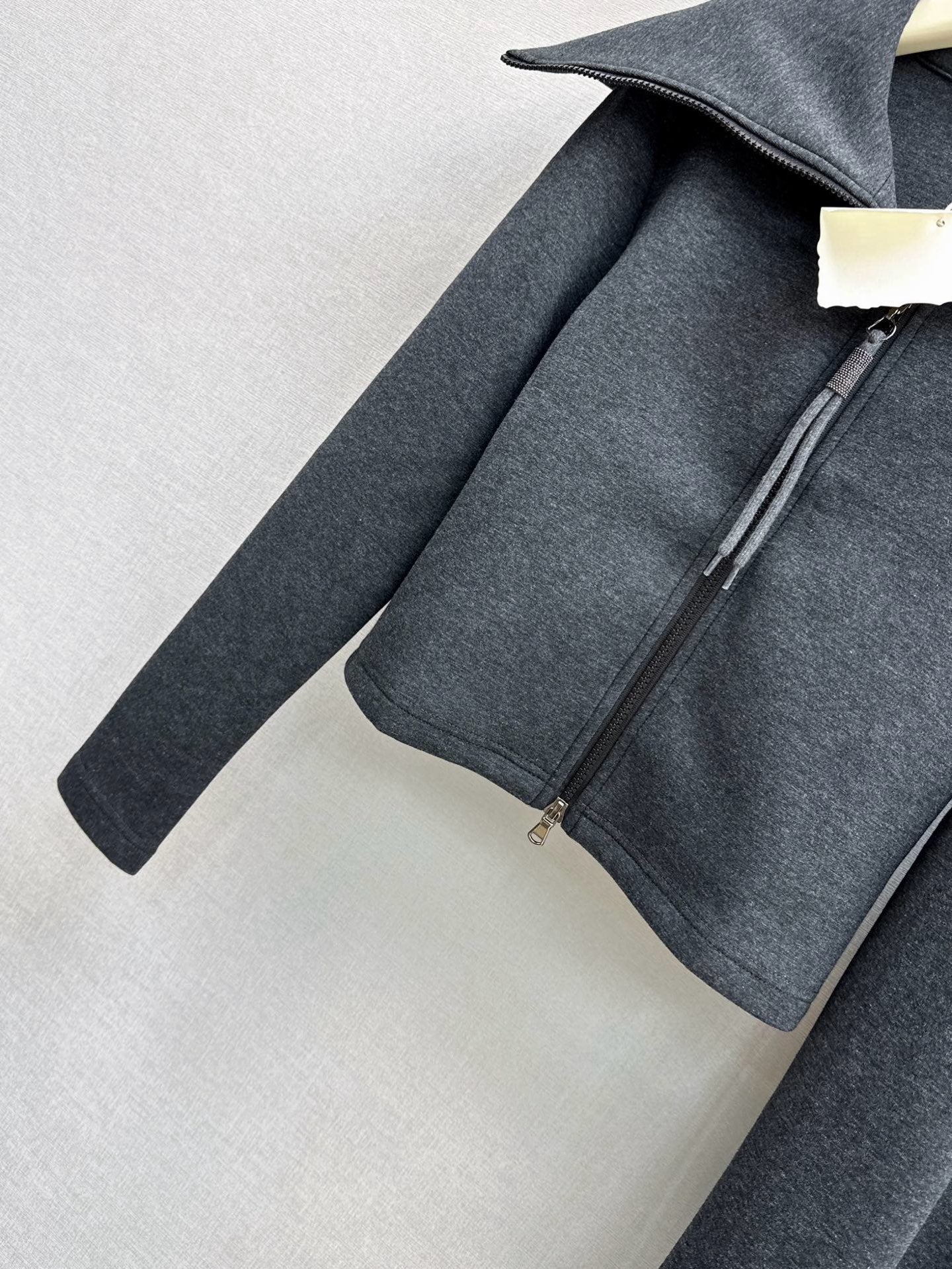 25FW new casual and fashionable zipper design suit