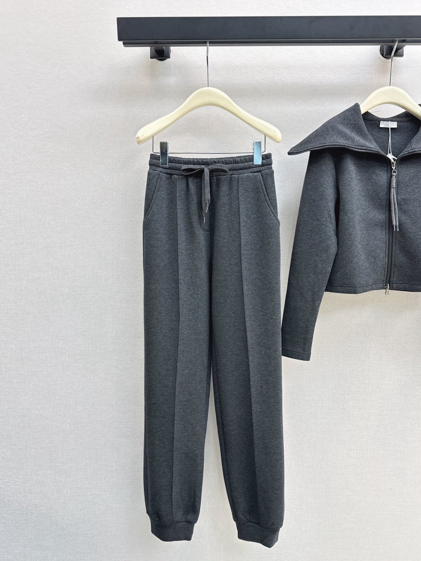 25FW new casual and fashionable zipper design suit