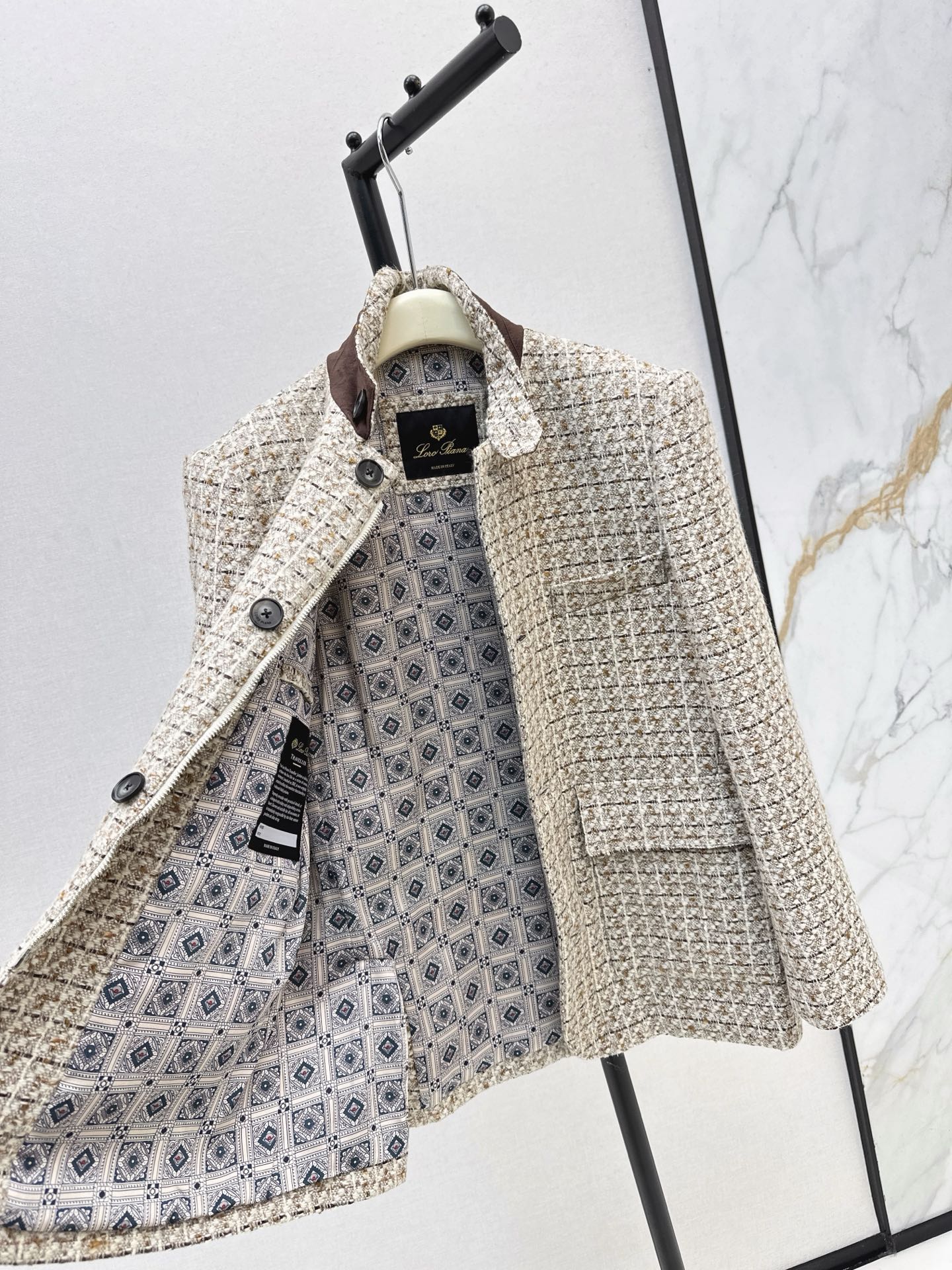 26SS new high-end stand collar jacket