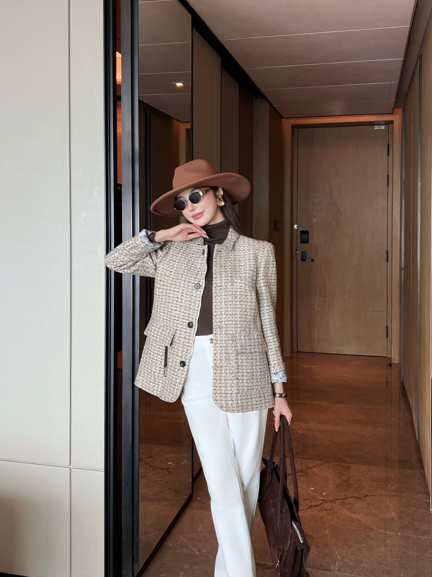 26SS new high-end stand collar jacket