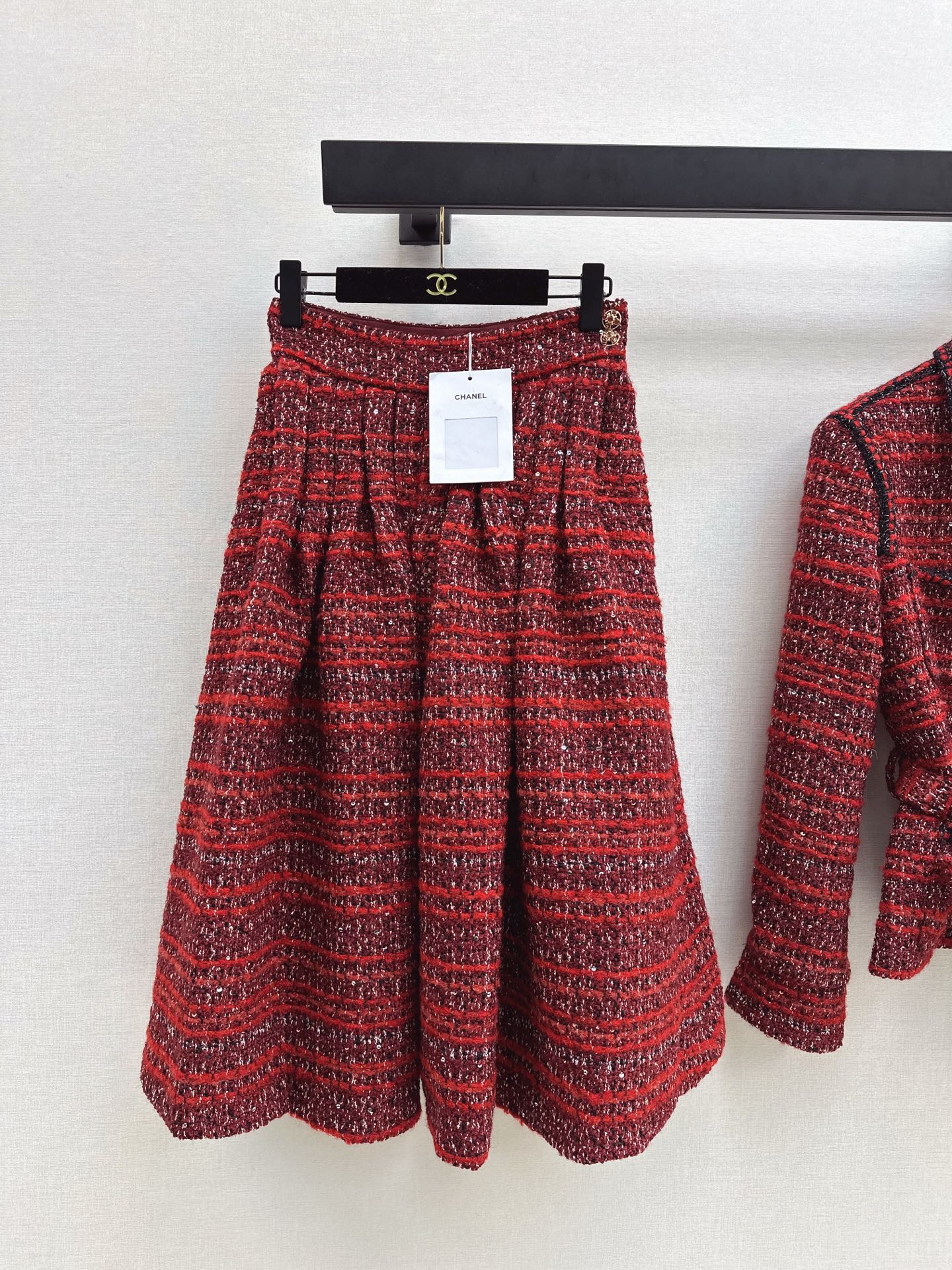 🎄Xmas🎄25FW latest temperament exquisite woven skirt