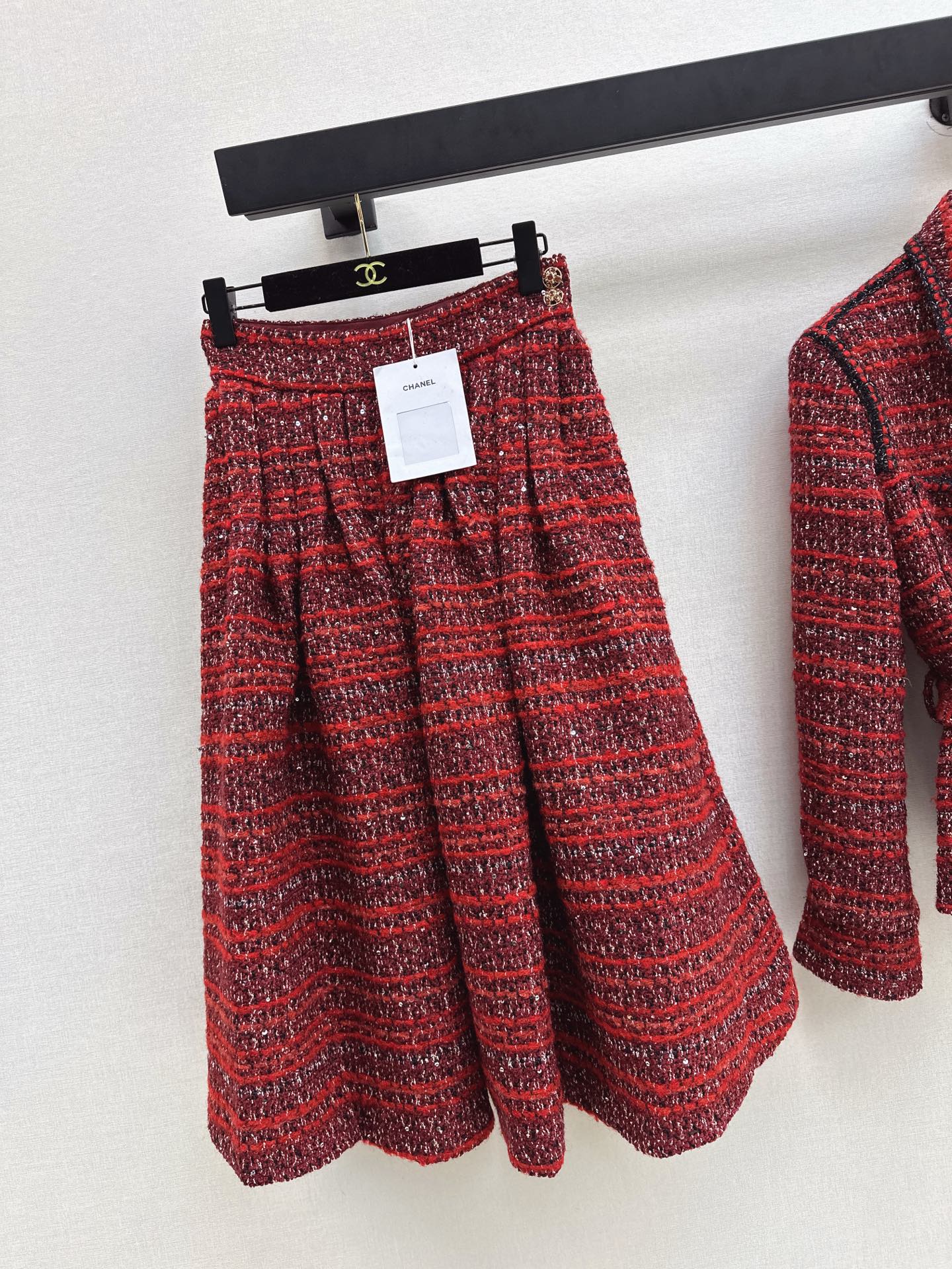 🎄Xmas🎄25FW latest temperament exquisite woven skirt