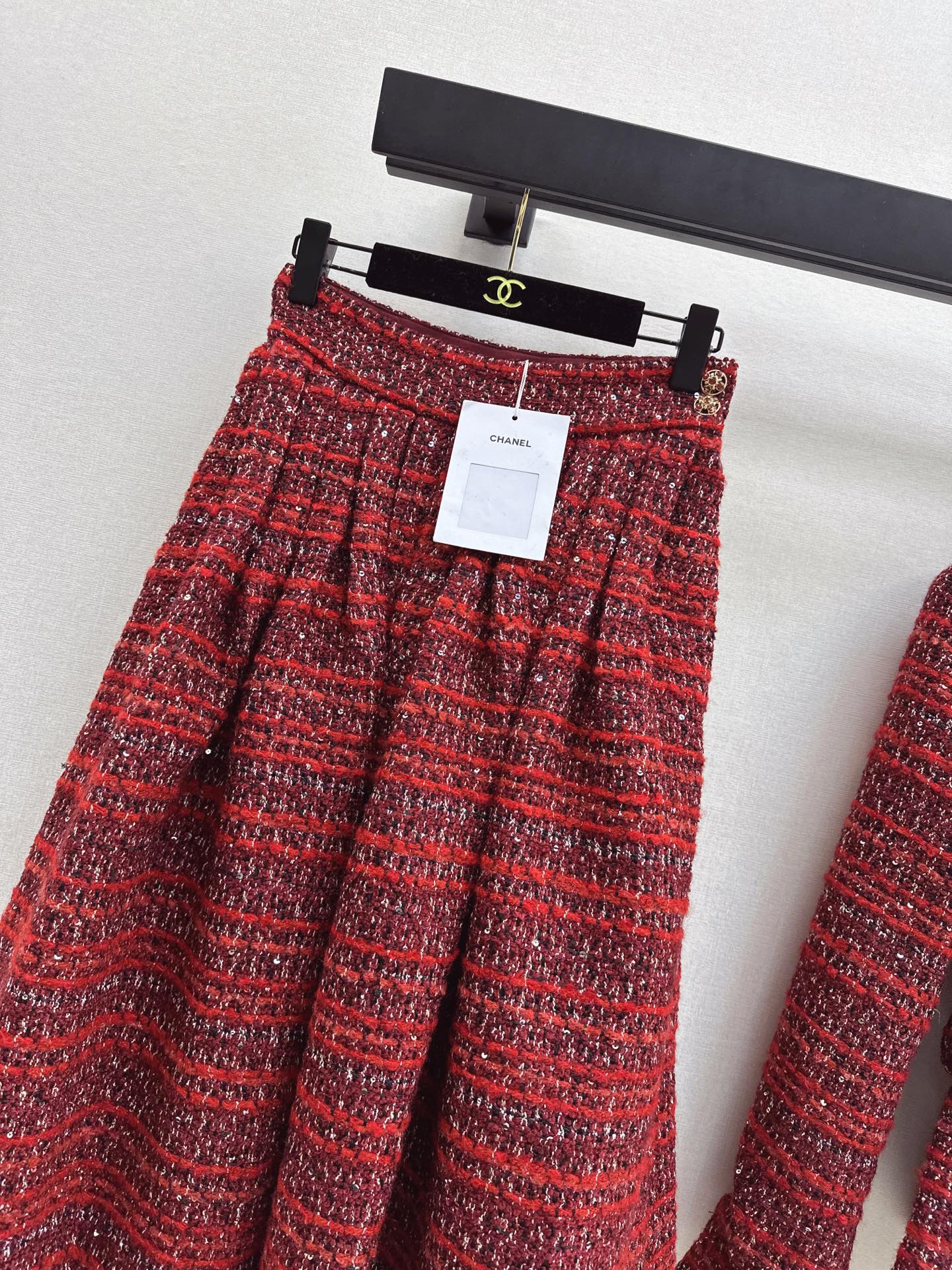 🎄Xmas🎄25FW latest temperament exquisite woven skirt