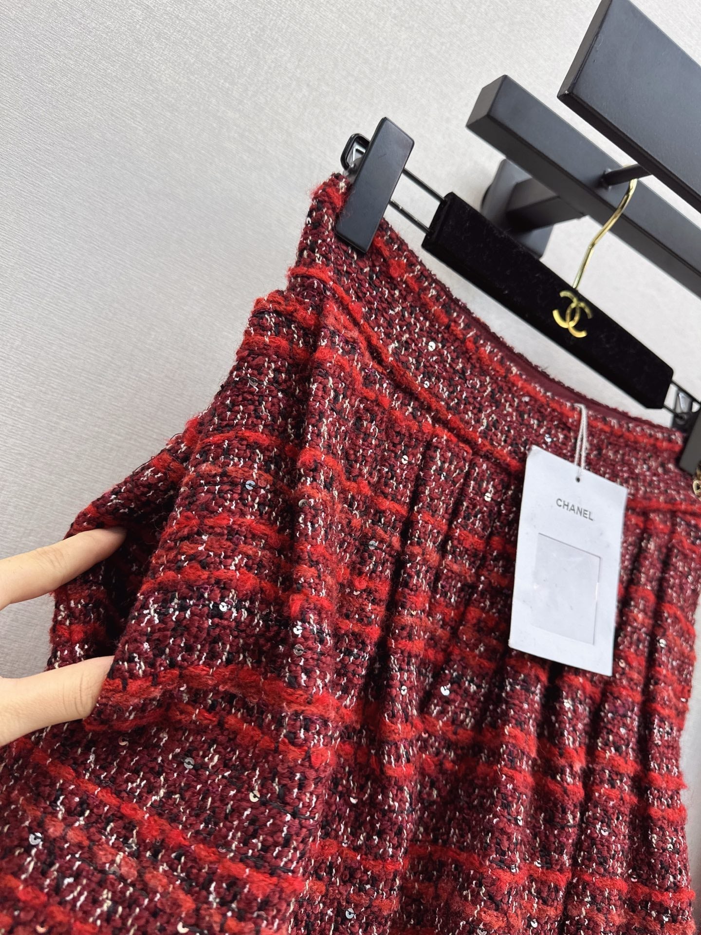 🎄Xmas🎄25FW latest temperament exquisite woven skirt