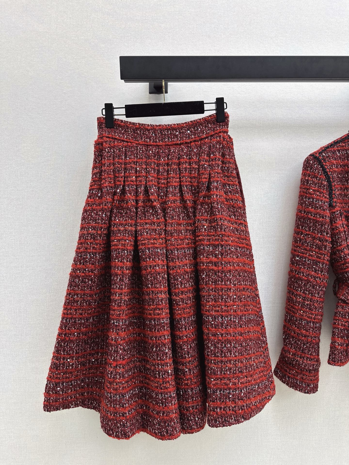 🎄Xmas🎄25FW latest temperament exquisite woven skirt