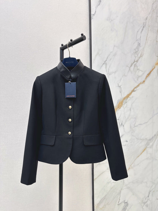 25FW new stand collar short jacket