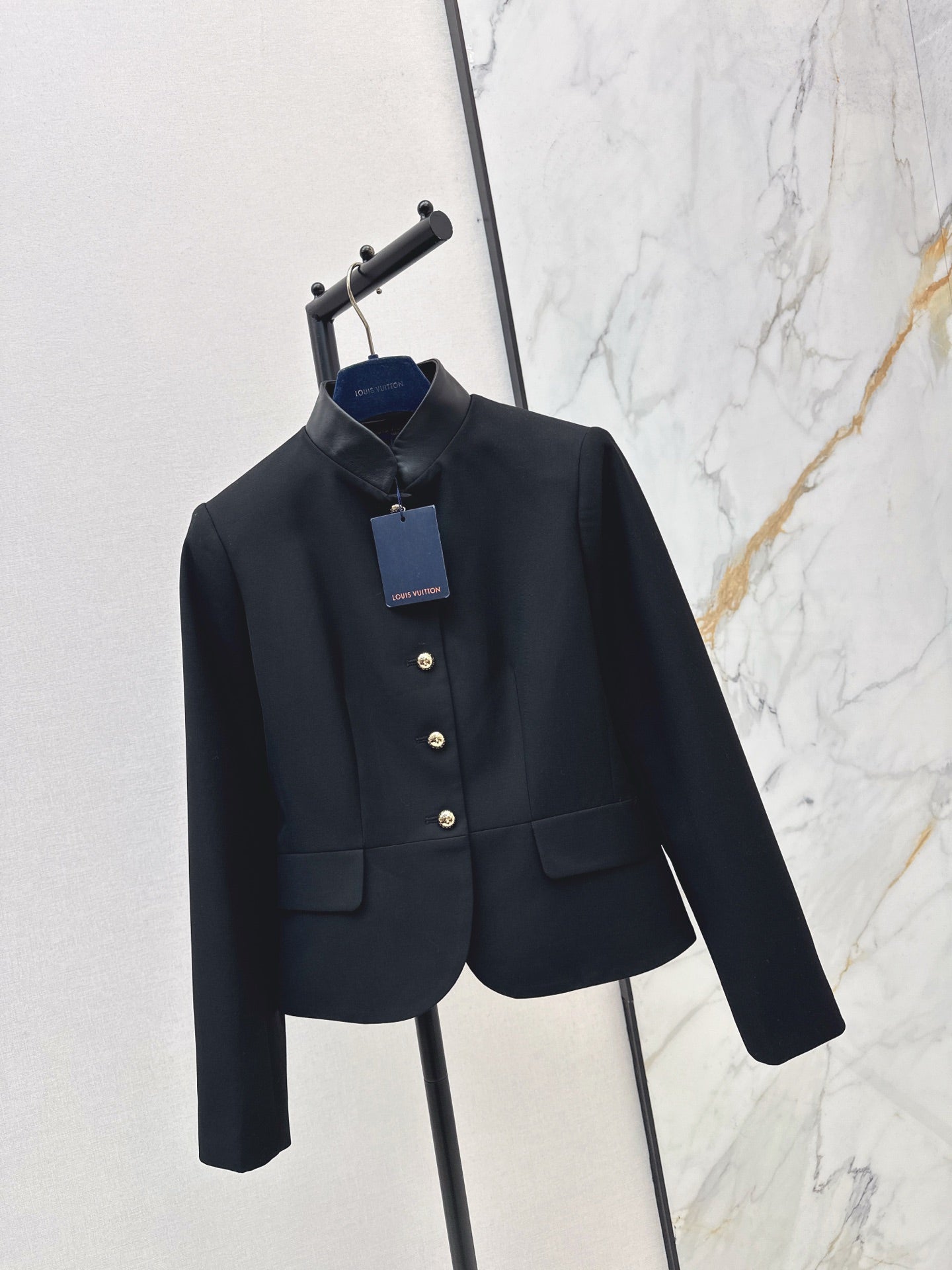 25FW new stand collar short jacket