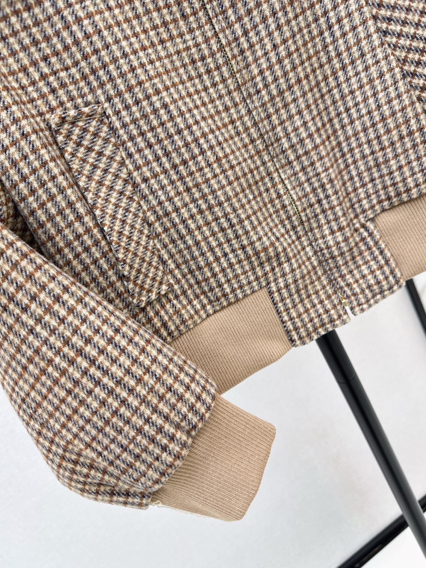 25FW new wool houndstooth jacket
