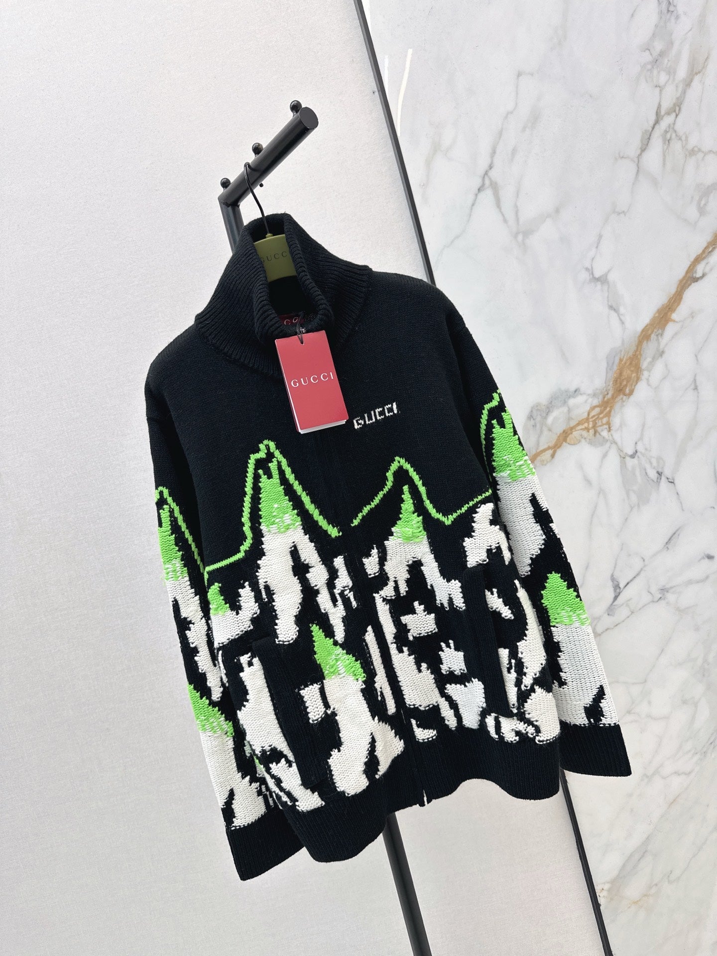 25FW  jacquard cardigan jacket