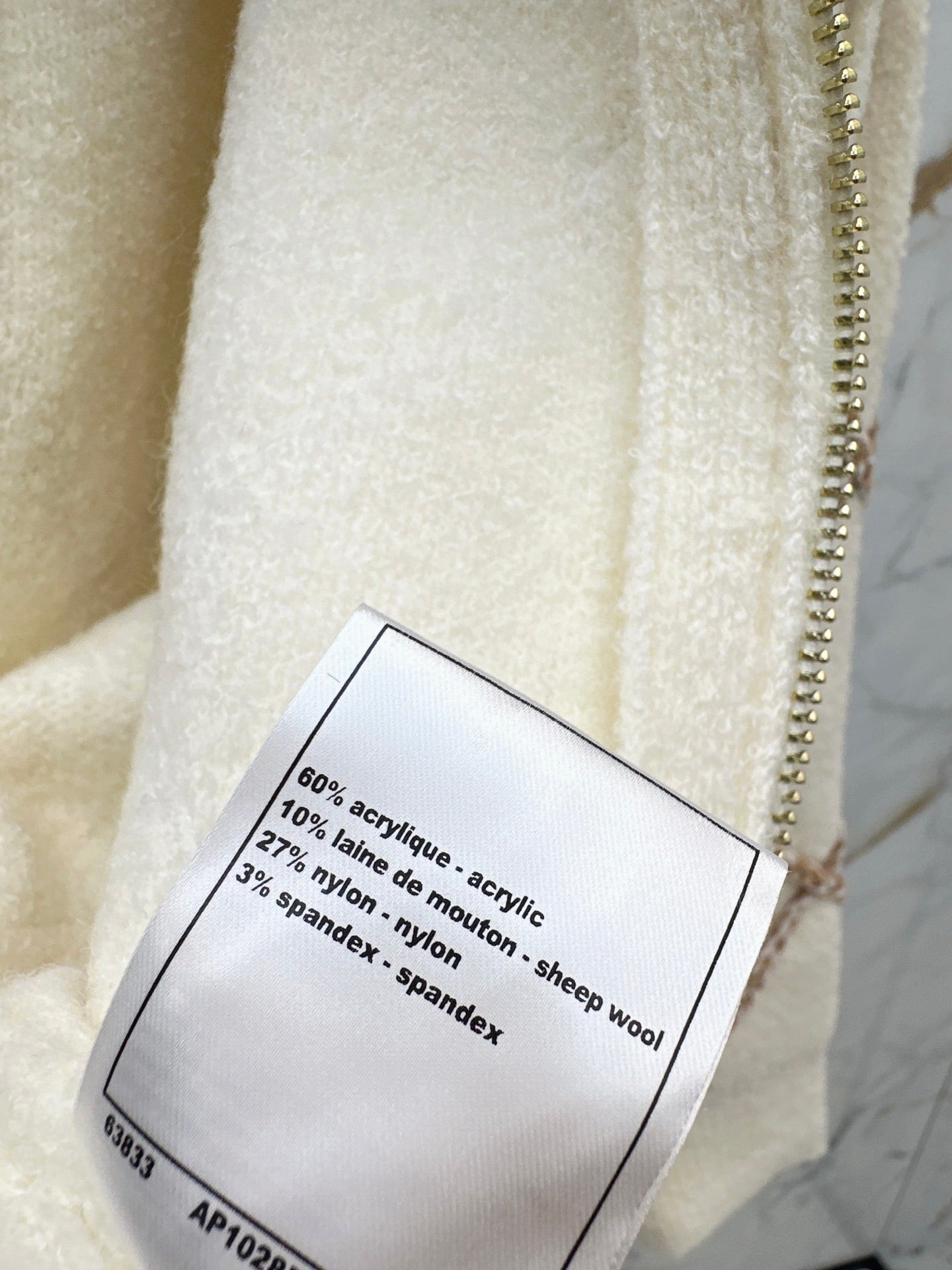 25FW latest ski series hooded rhombus wool jacket