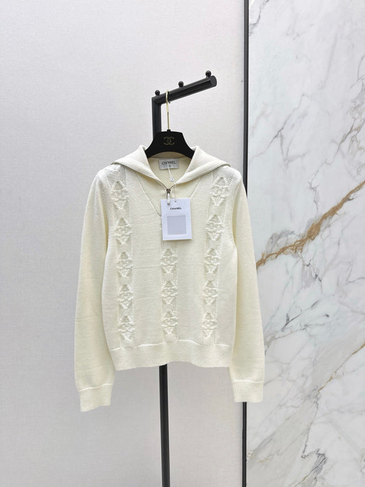 25FW  zip knit jumper