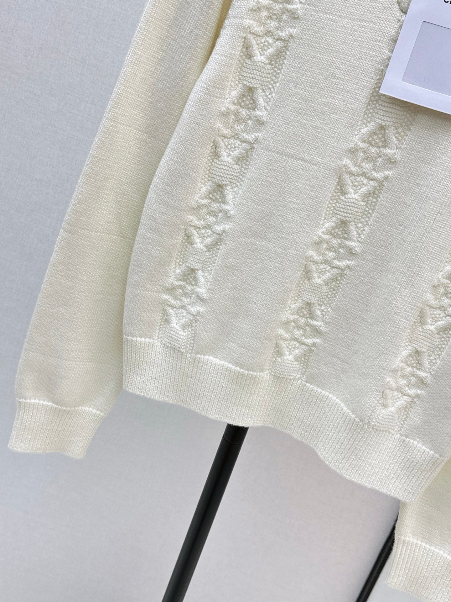 25FW  zip knit jumper