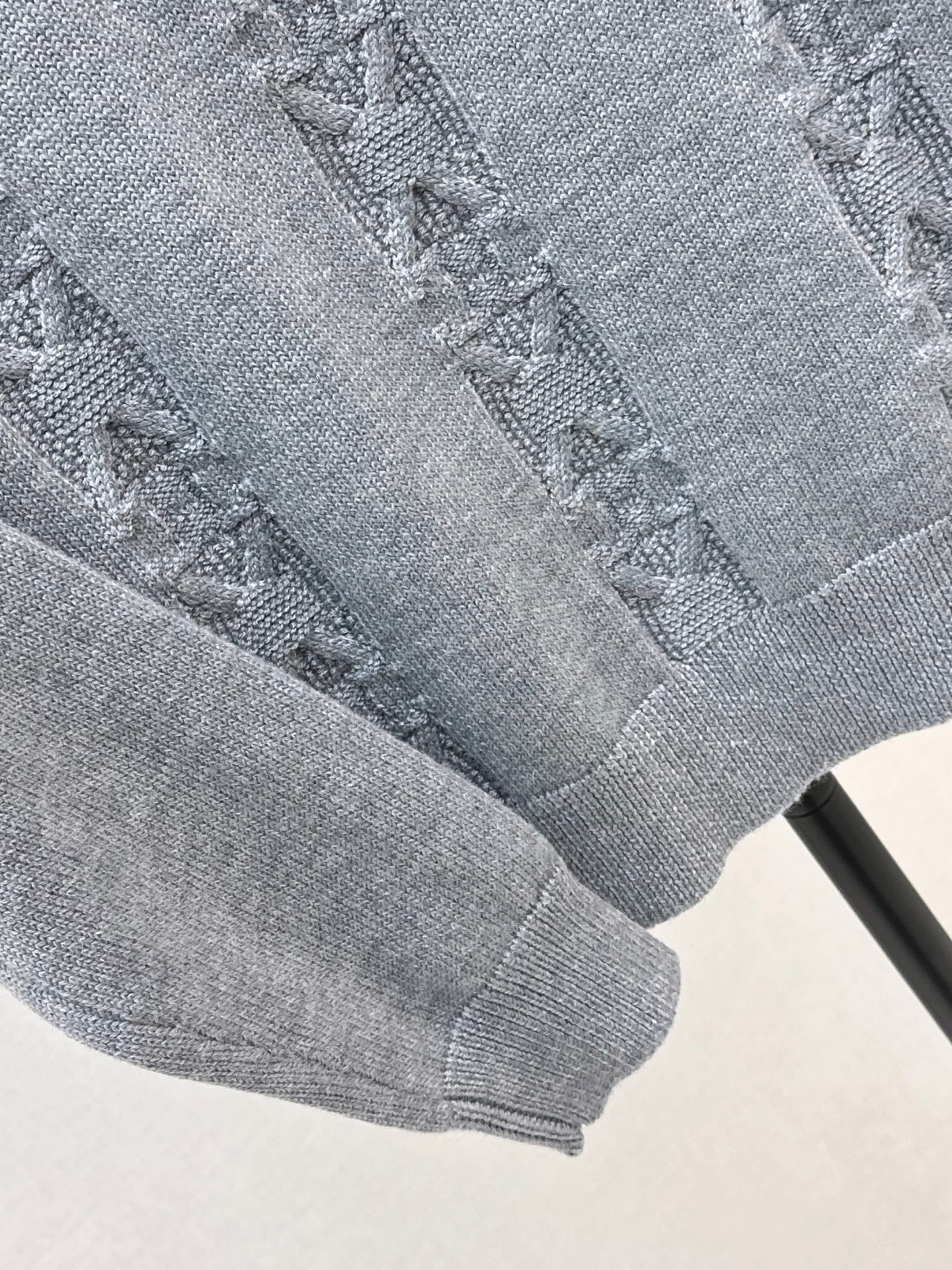 25FW  zip knit jumper