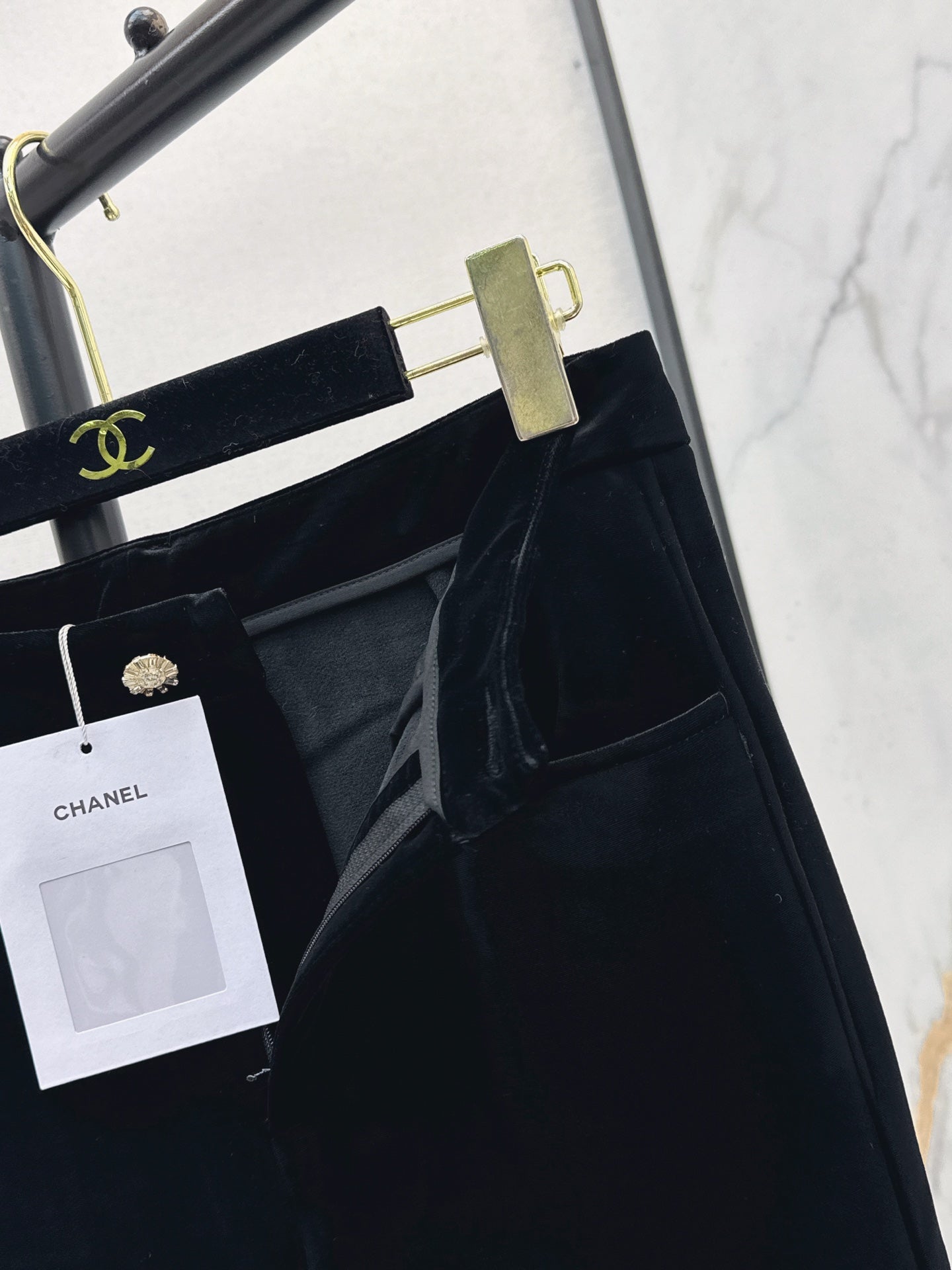 25FW velvet flared pants