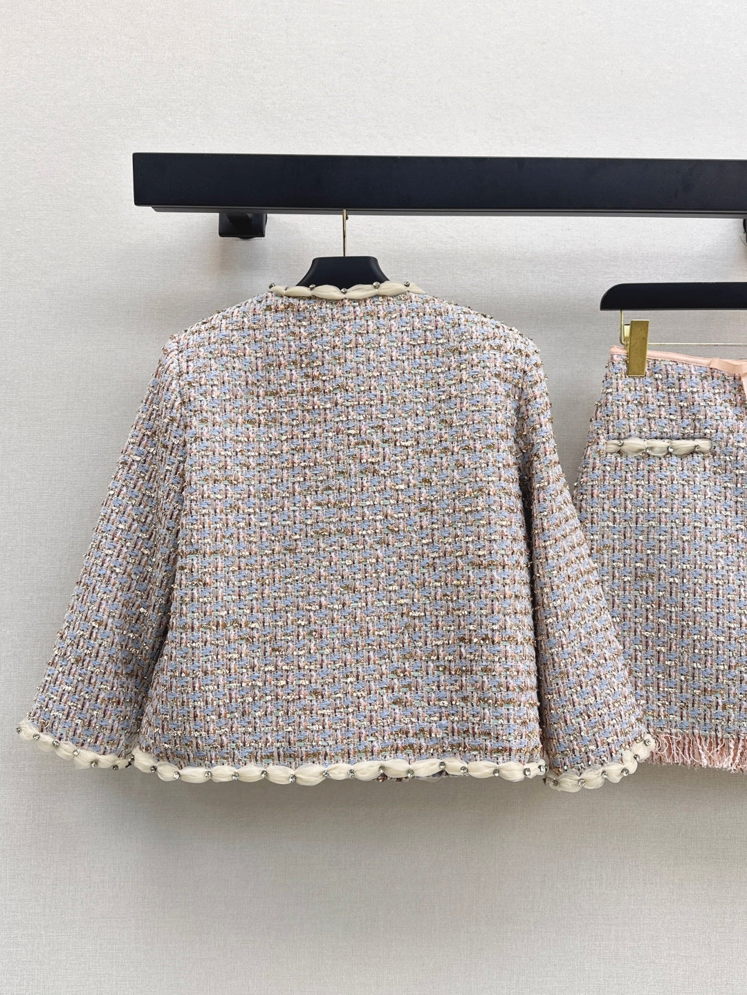 25FW  woven jacket+skirt outfit sets