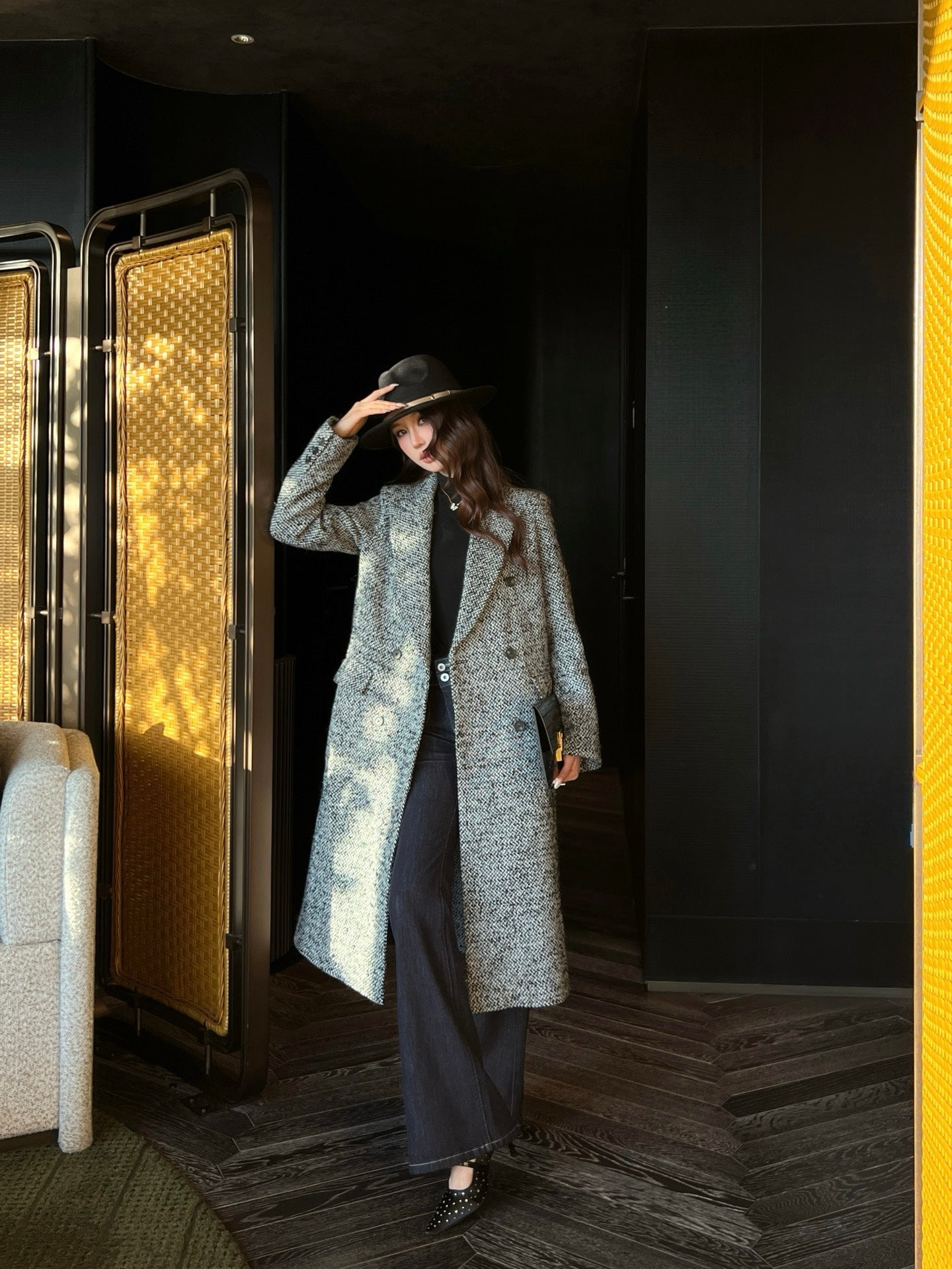 25FW tweed over coats