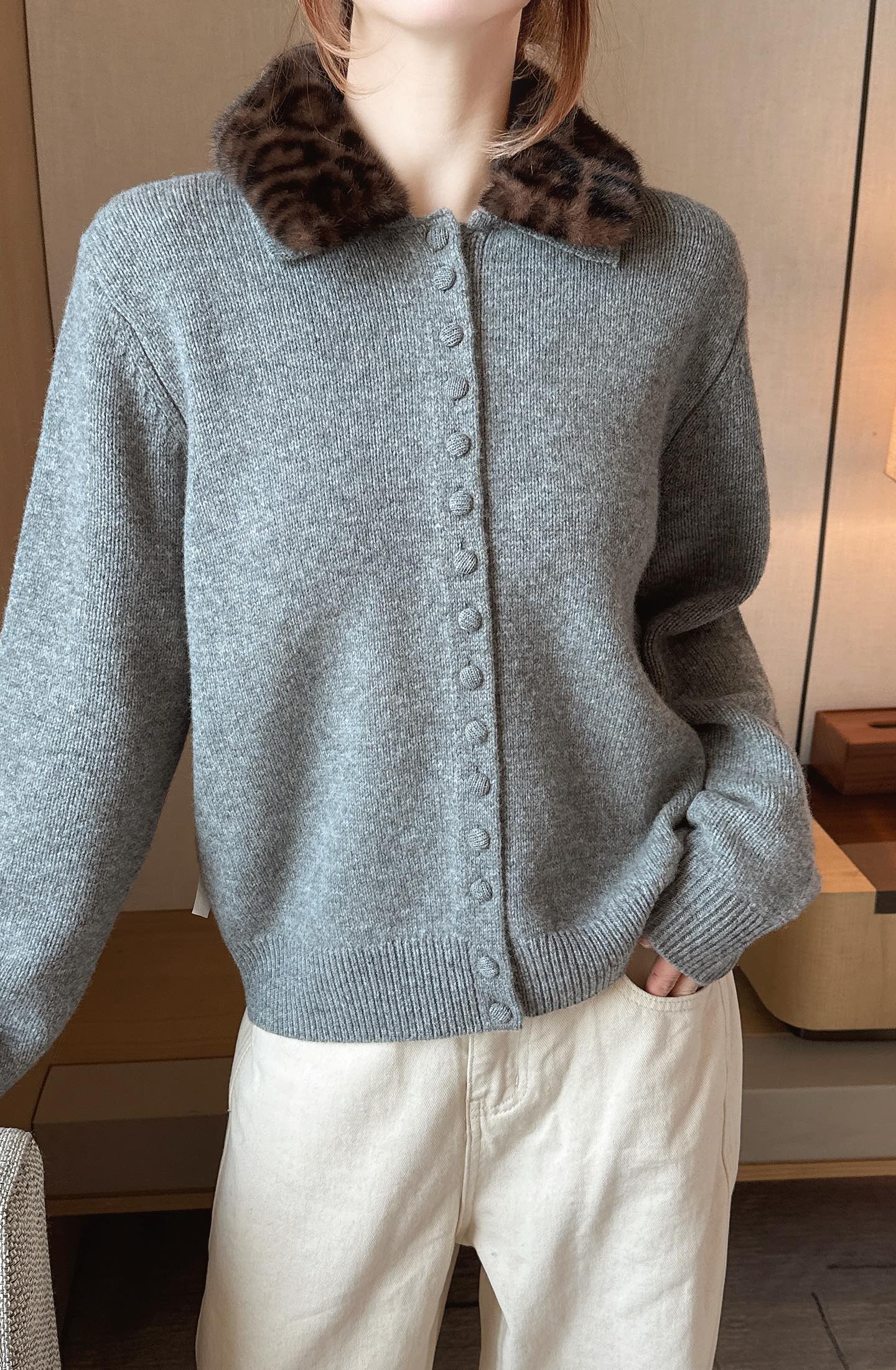 25FW  wool cardigan