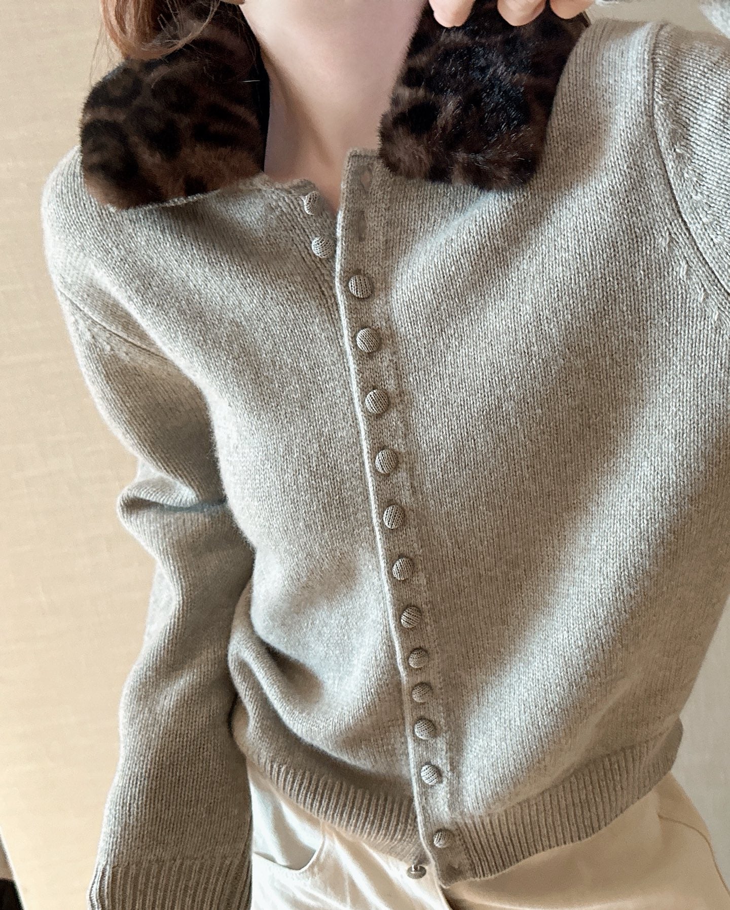25FW  wool cardigan