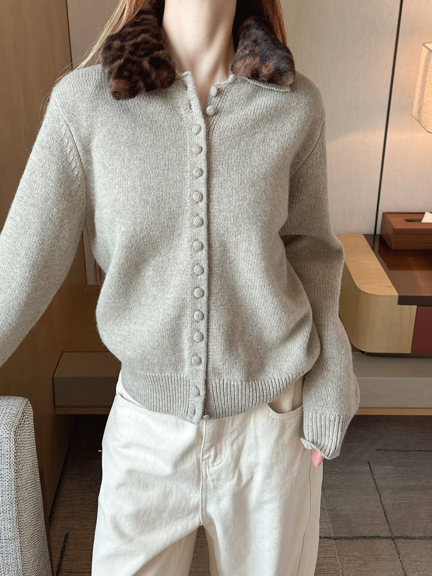25FW  wool cardigan