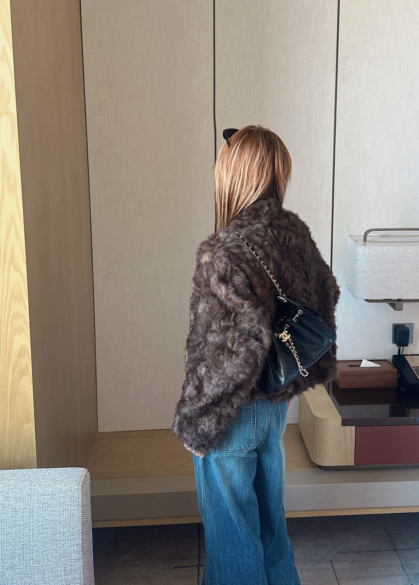 25FW  fur  jacket