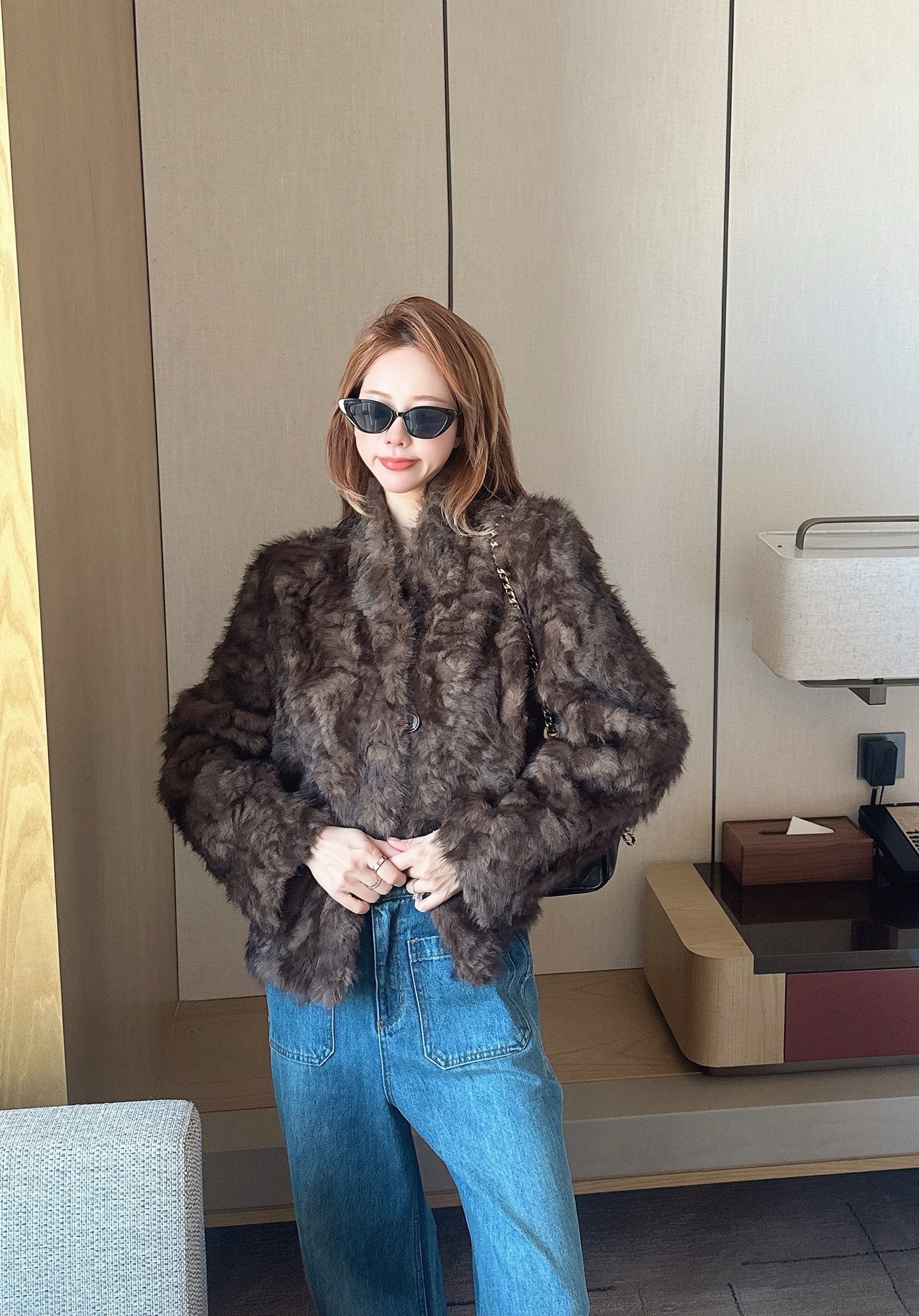 25FW  fur  jacket