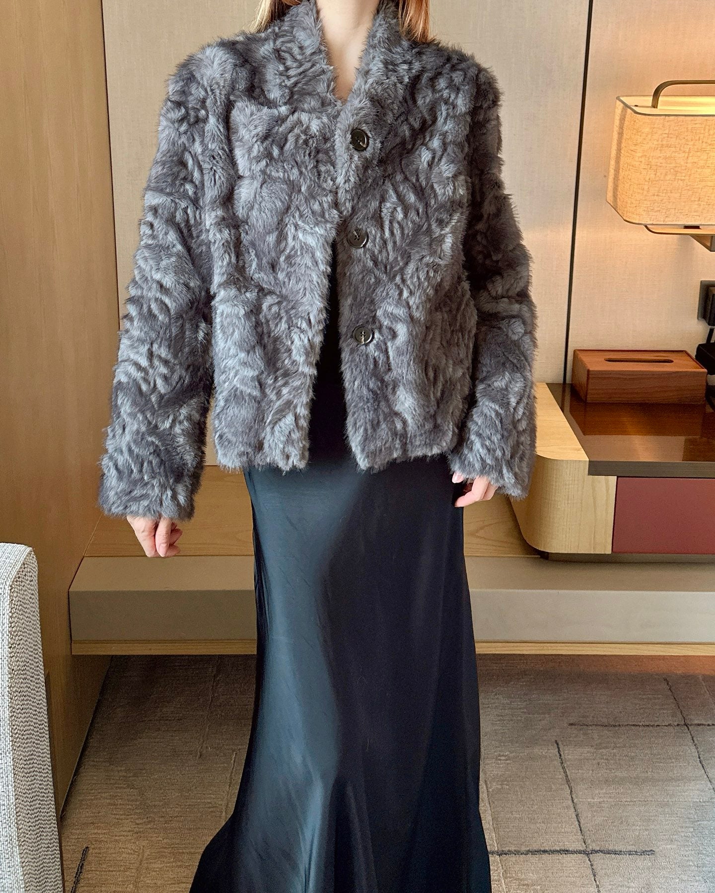25FW  fur  jacket