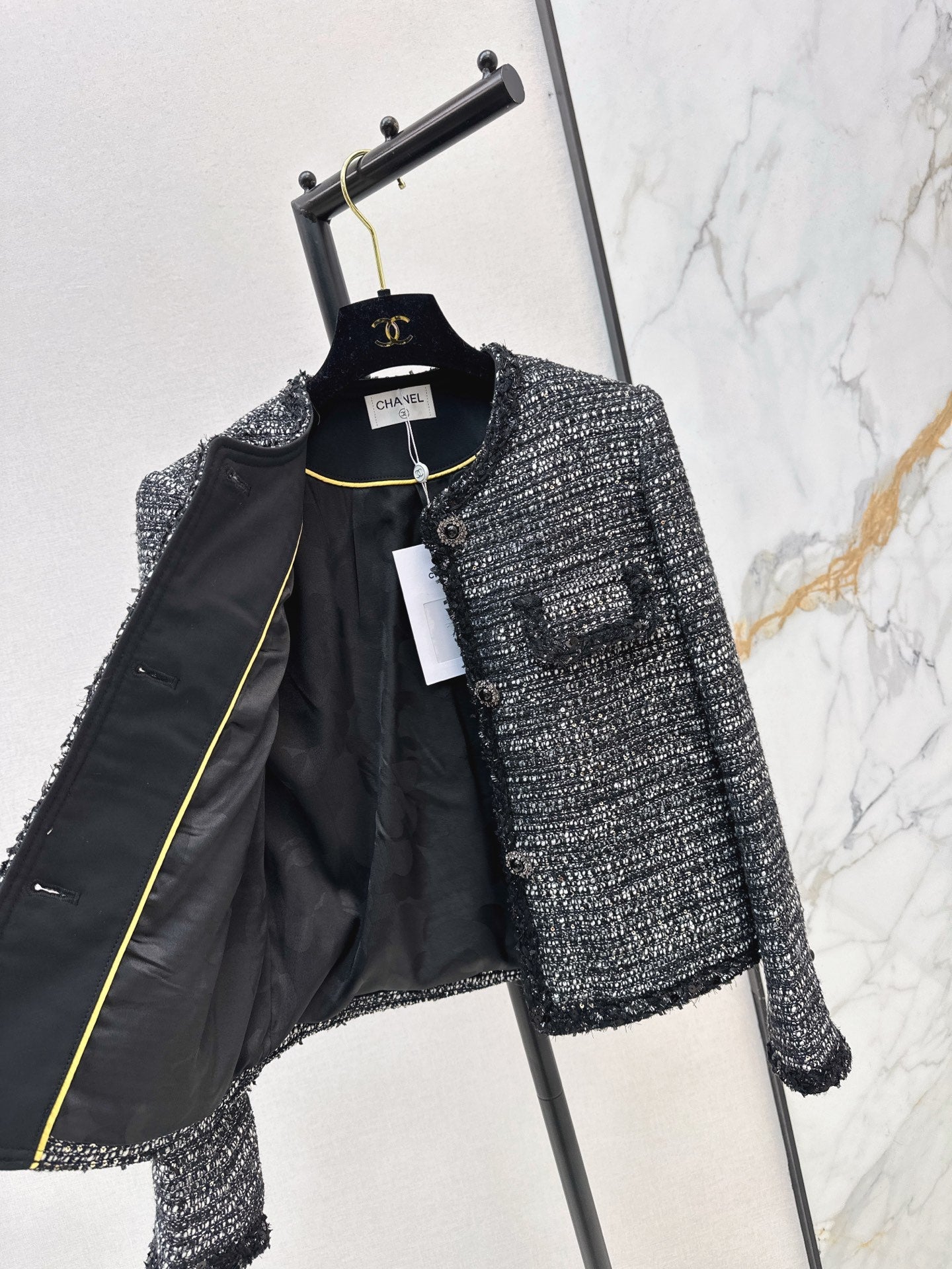 25FW  woven tweed jacket