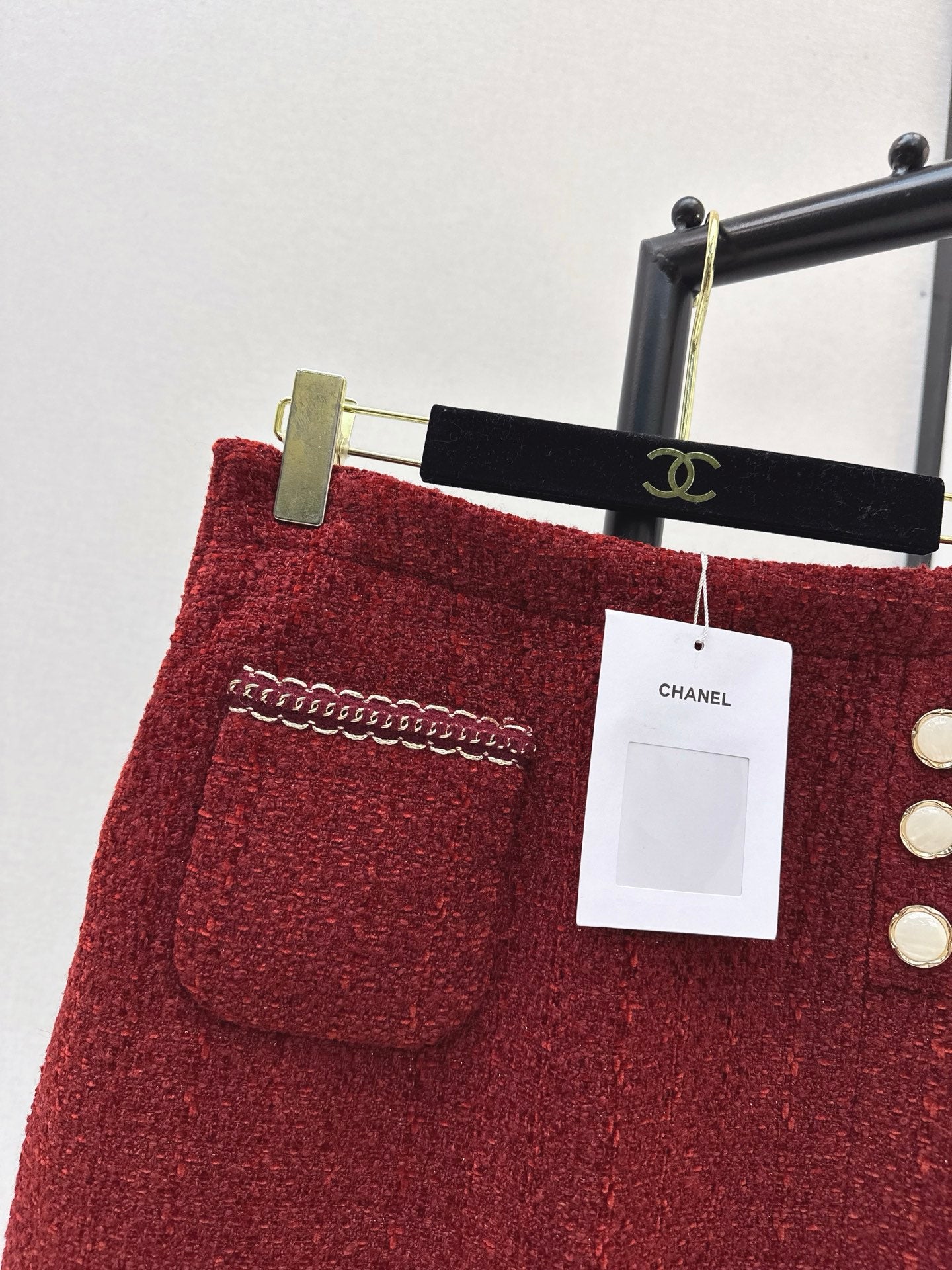 25FW  woven A-line skirt