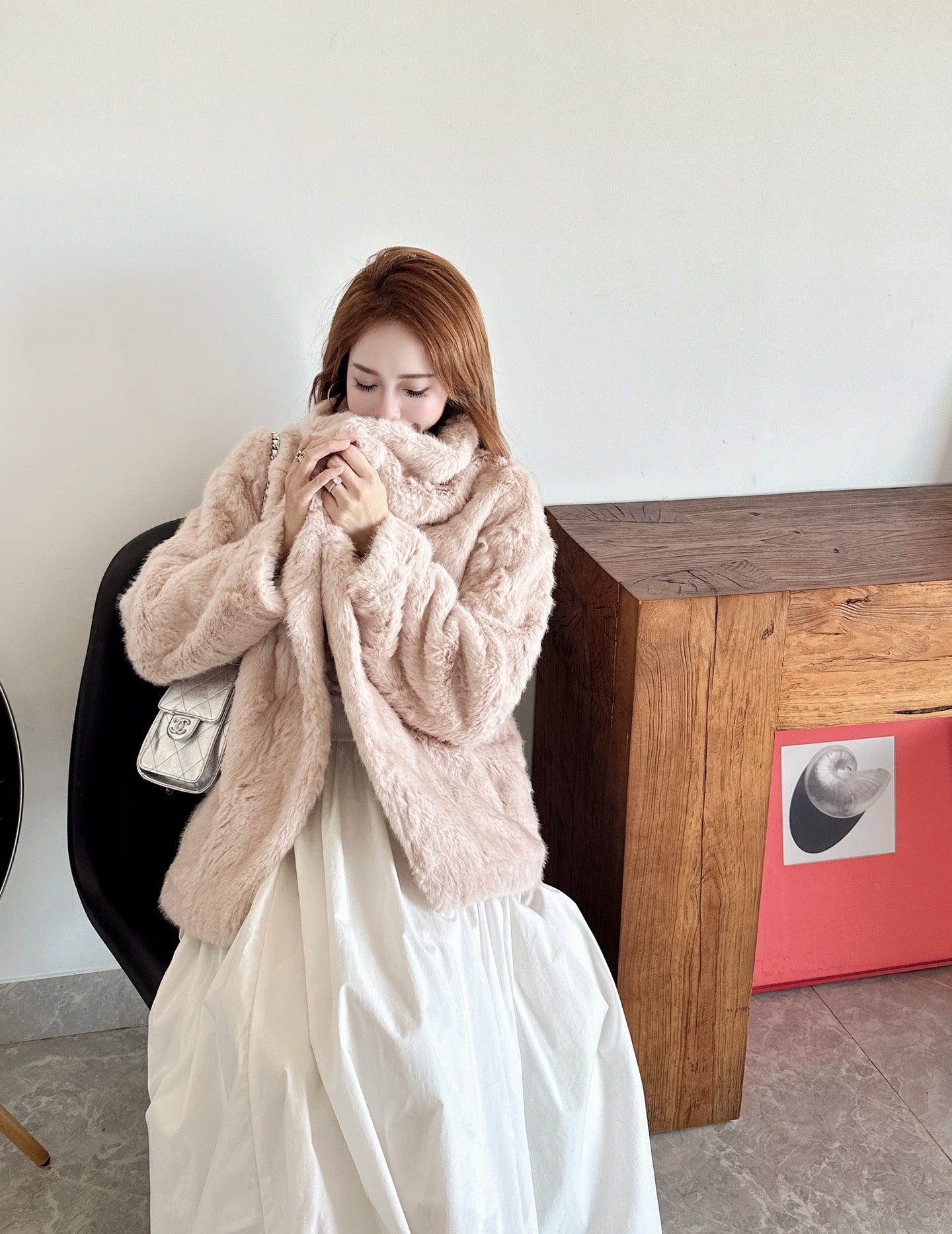 25FW  fur fleece jacket