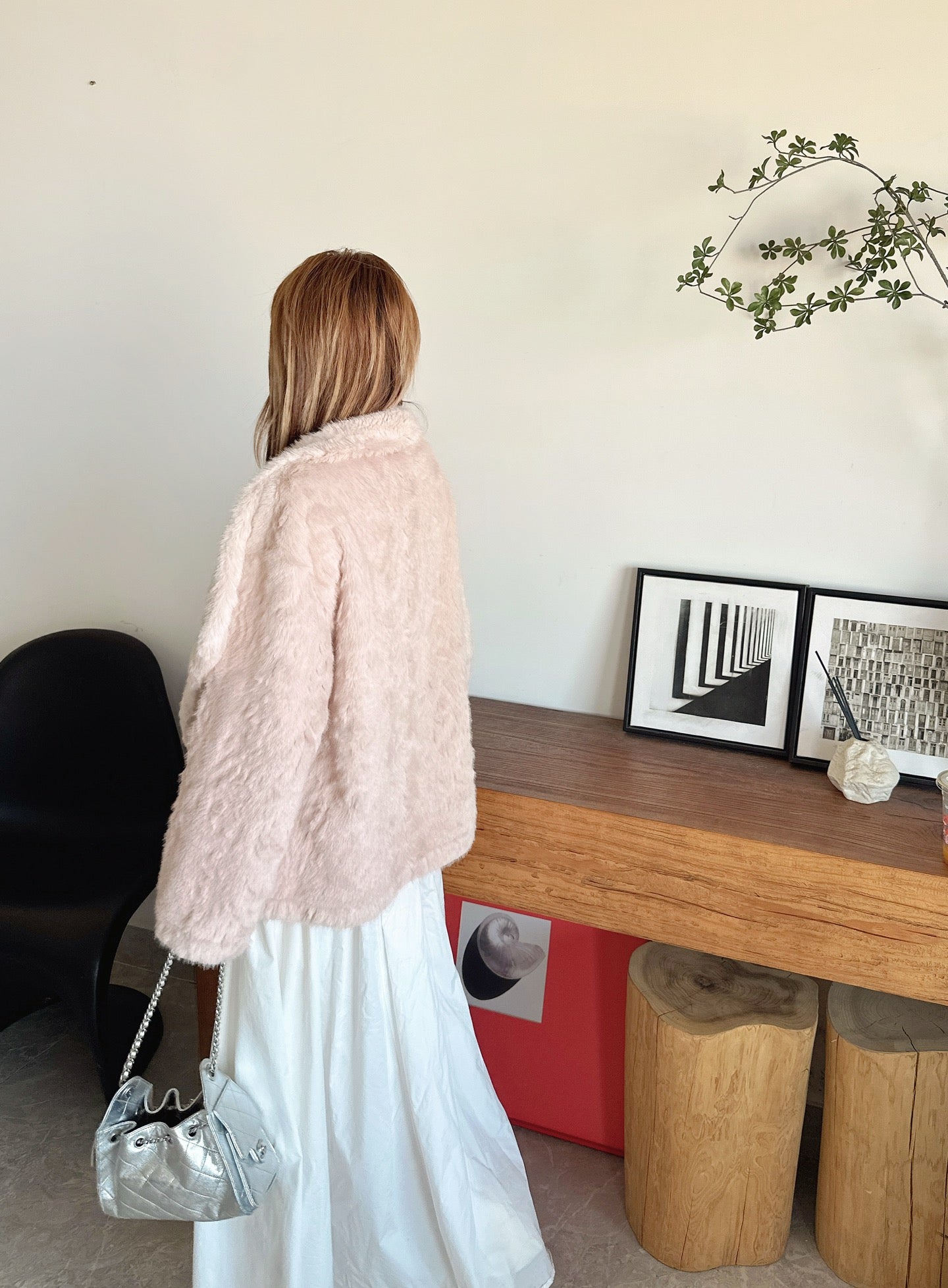 25FW  fur fleece jacket