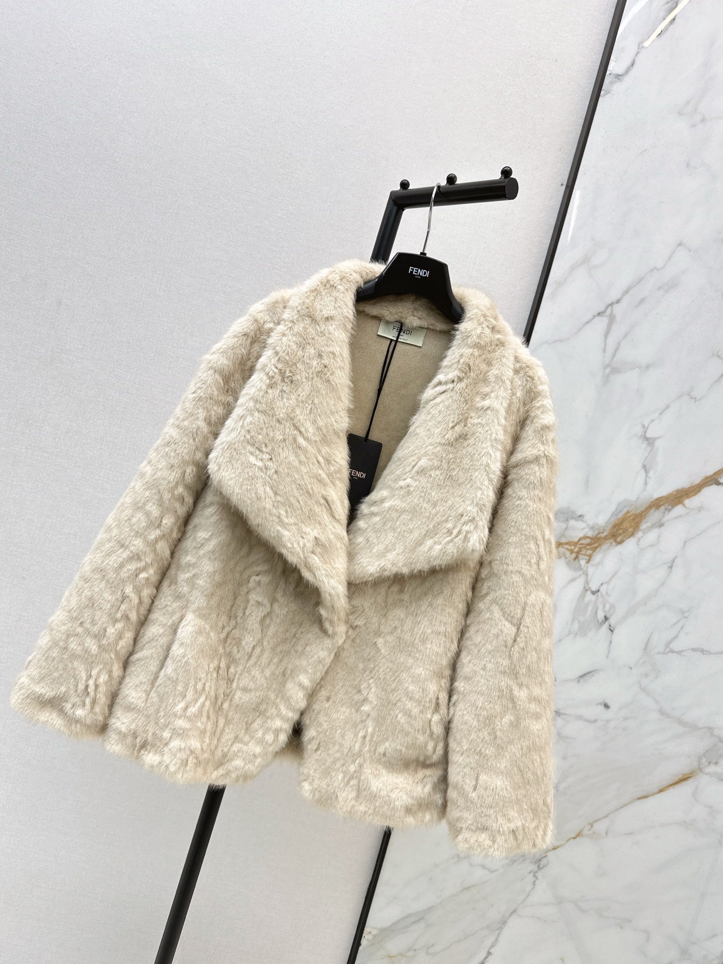 25FW  fur fleece jacket