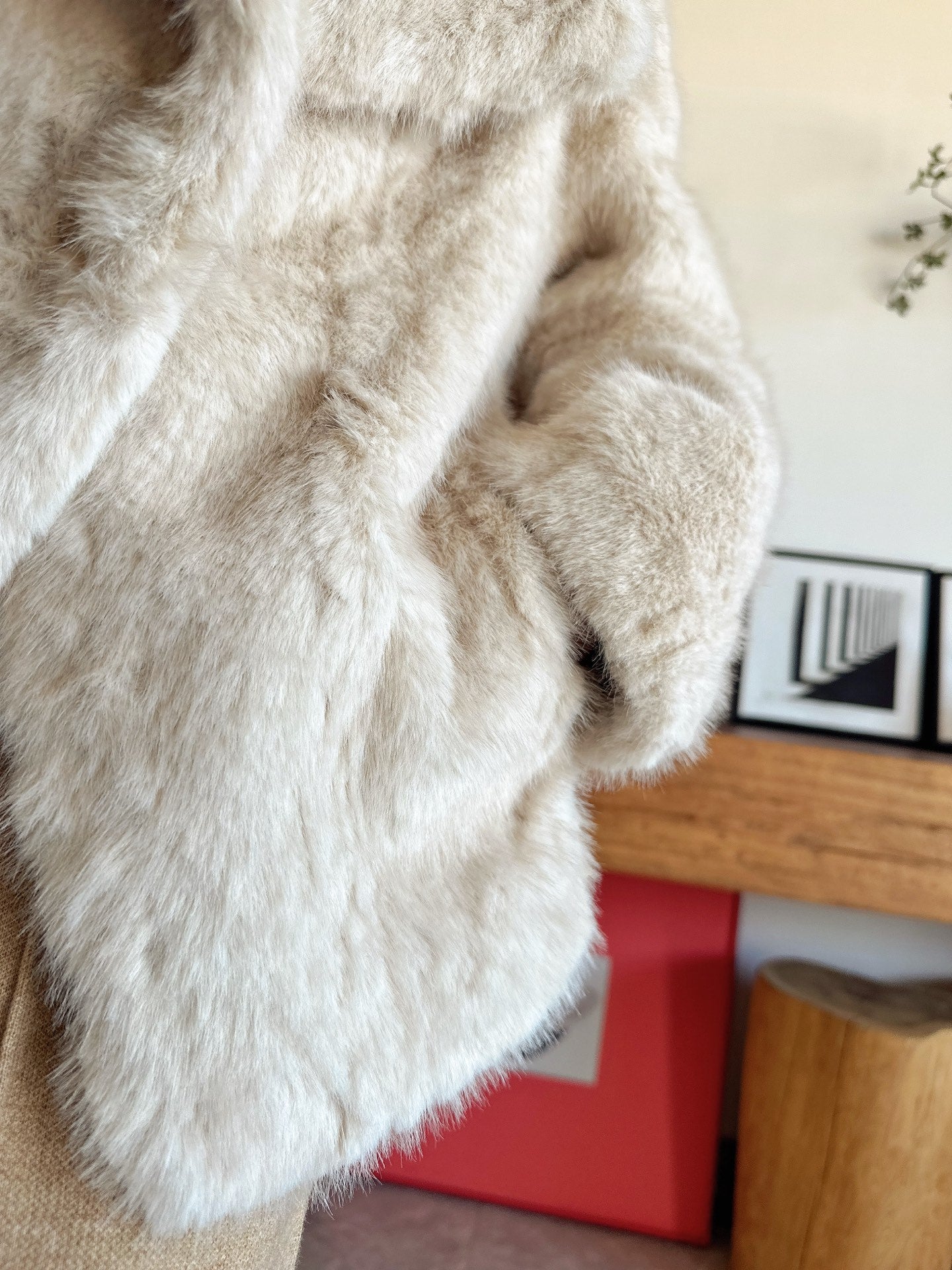 25FW  fur fleece jacket