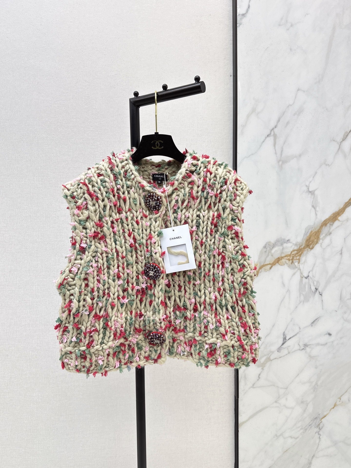 25FW  vintage knit vest