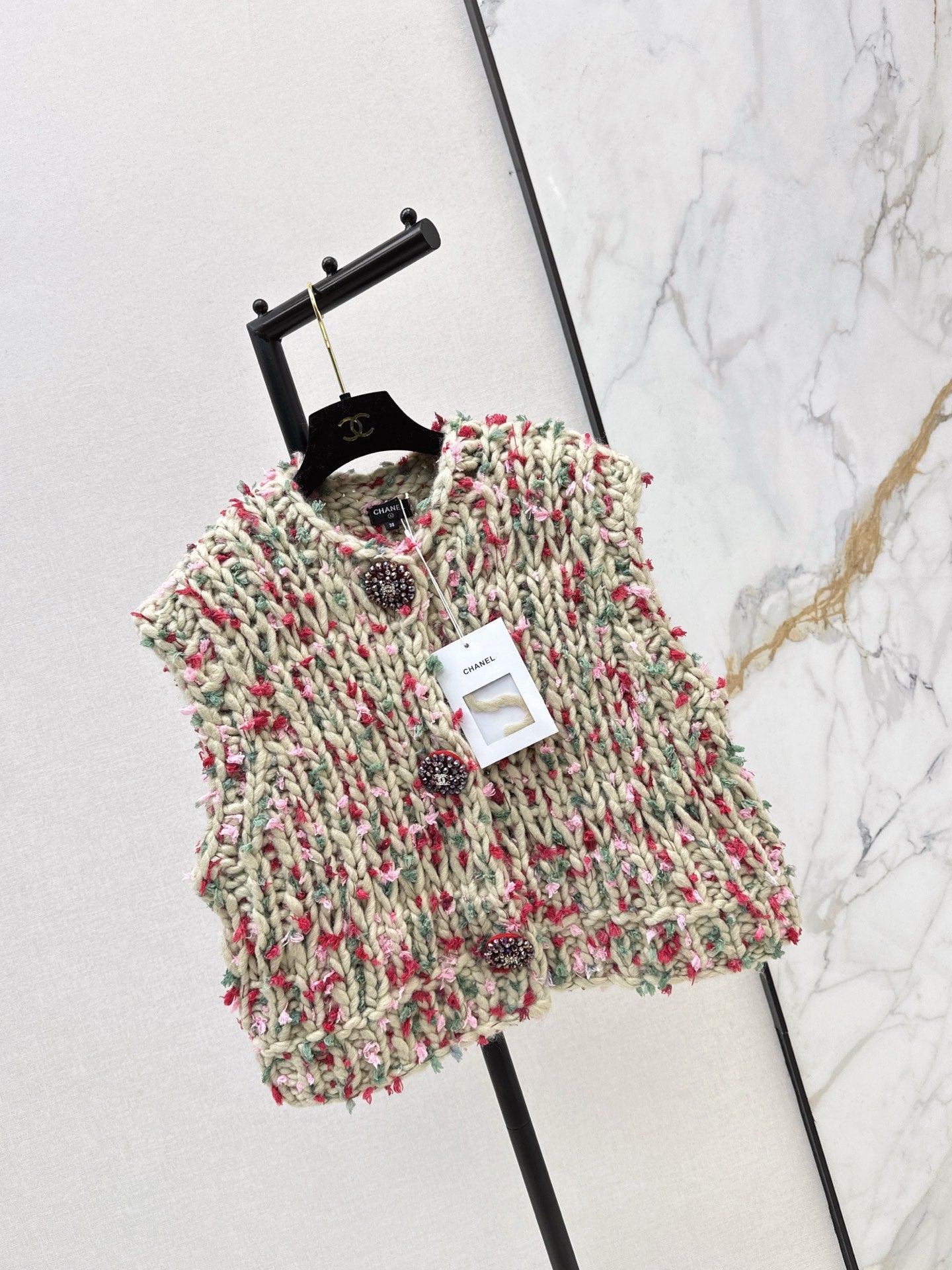 25FW  vintage knit vest