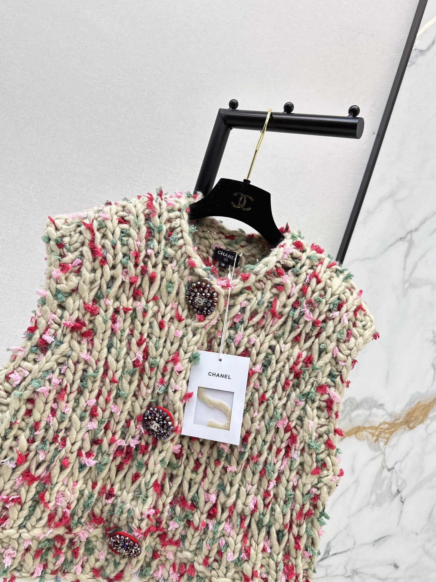 25FW  vintage knit vest