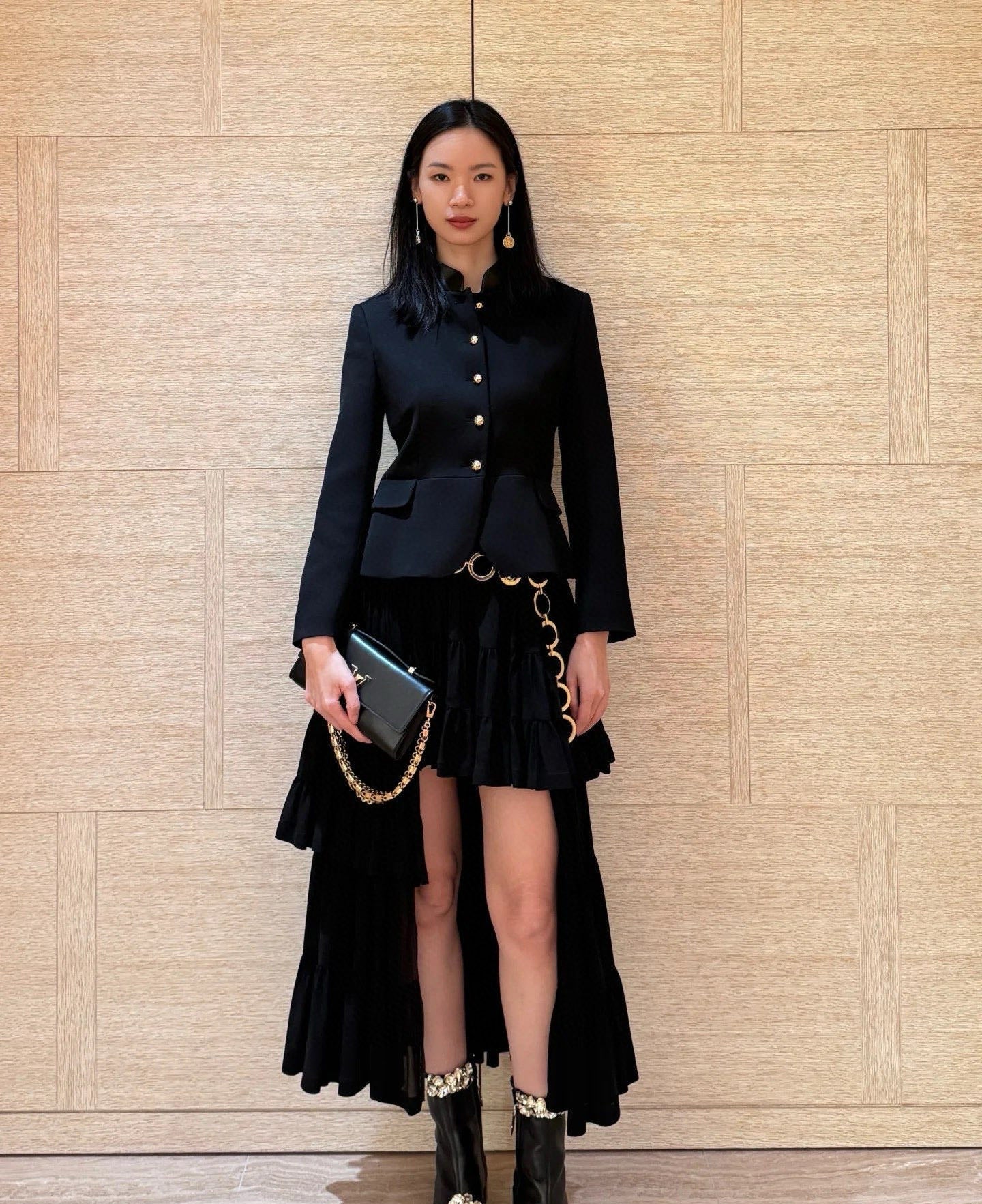 26SS asymmetrical skirts