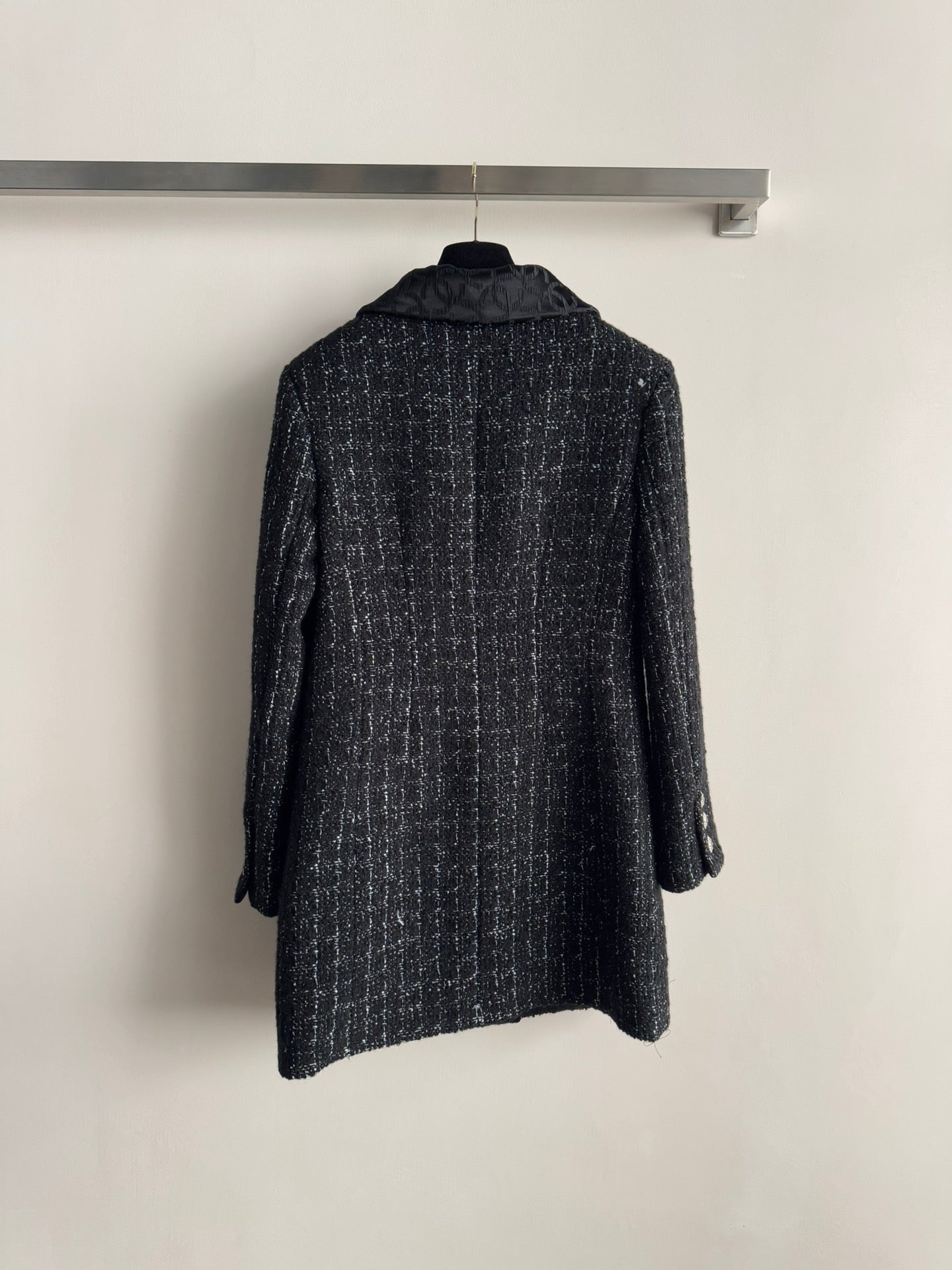 25FW jacquard tweed jacket