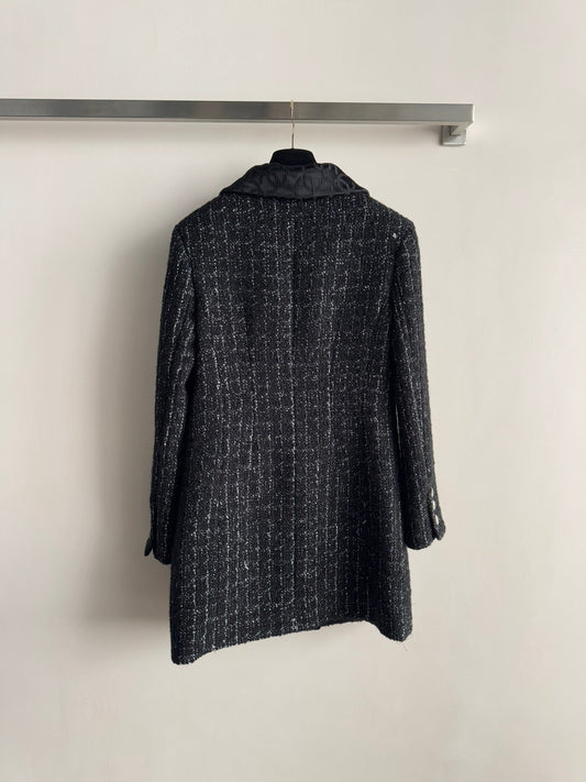 25FW jacquard tweed jacket