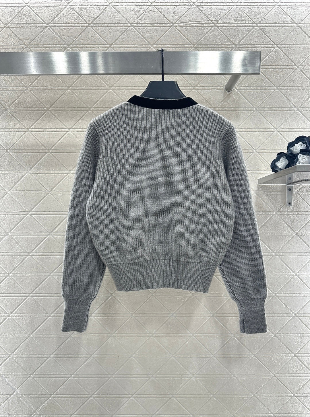 25FW bow knit cardiagn