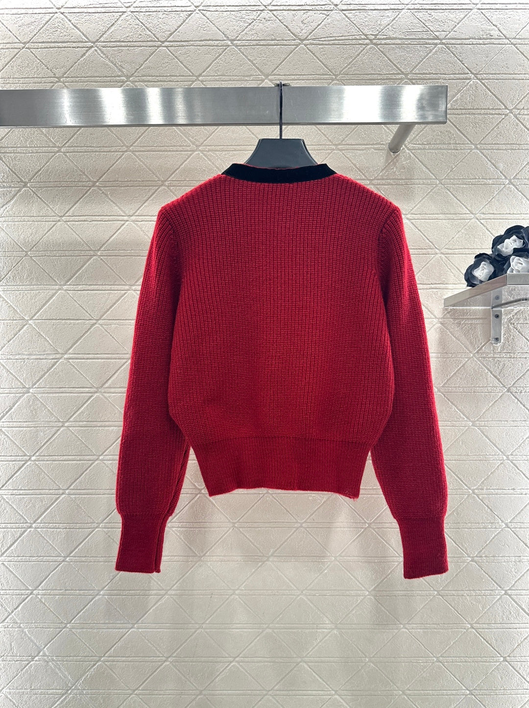 25FW bow knit cardiagn