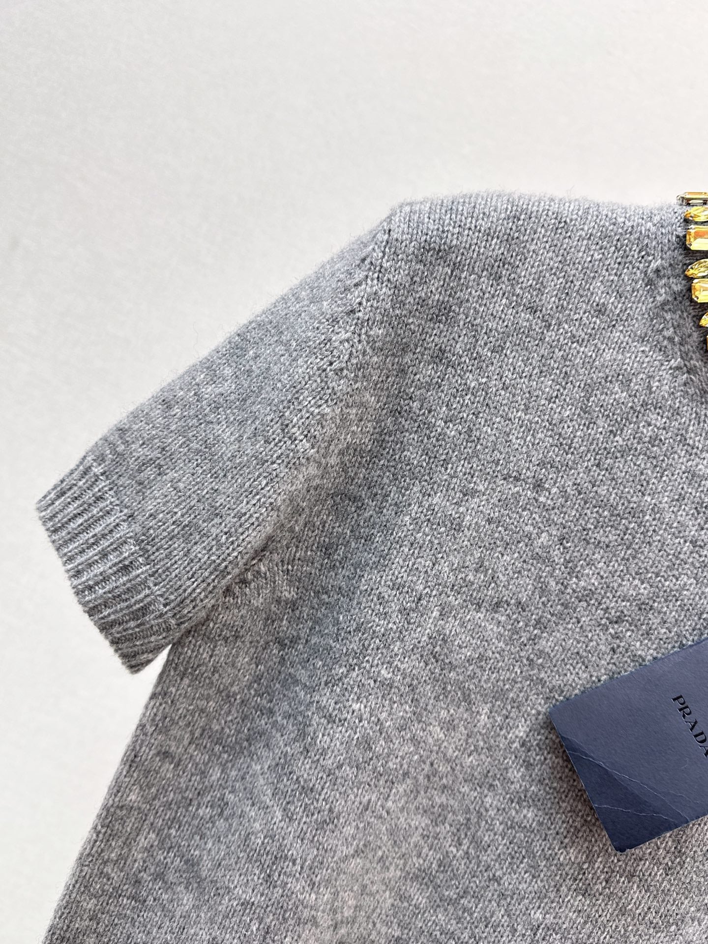 25FW Strass-Pullover