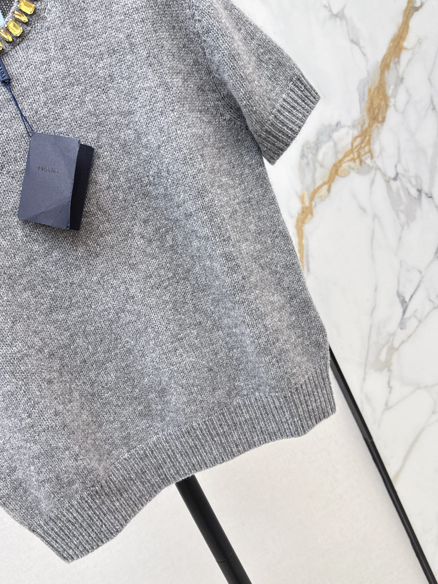 25FW Strass-Pullover