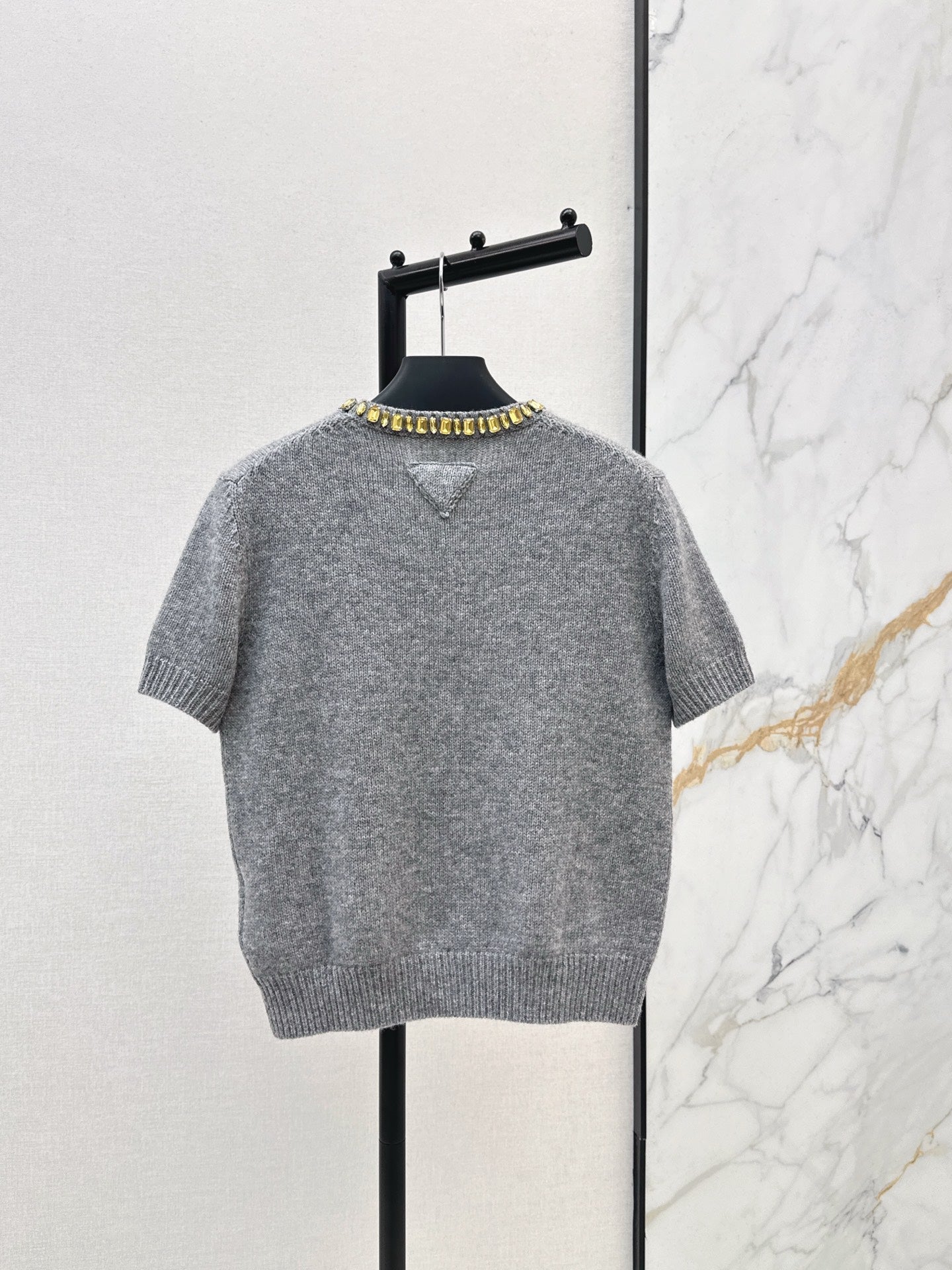 25FW Strass-Pullover