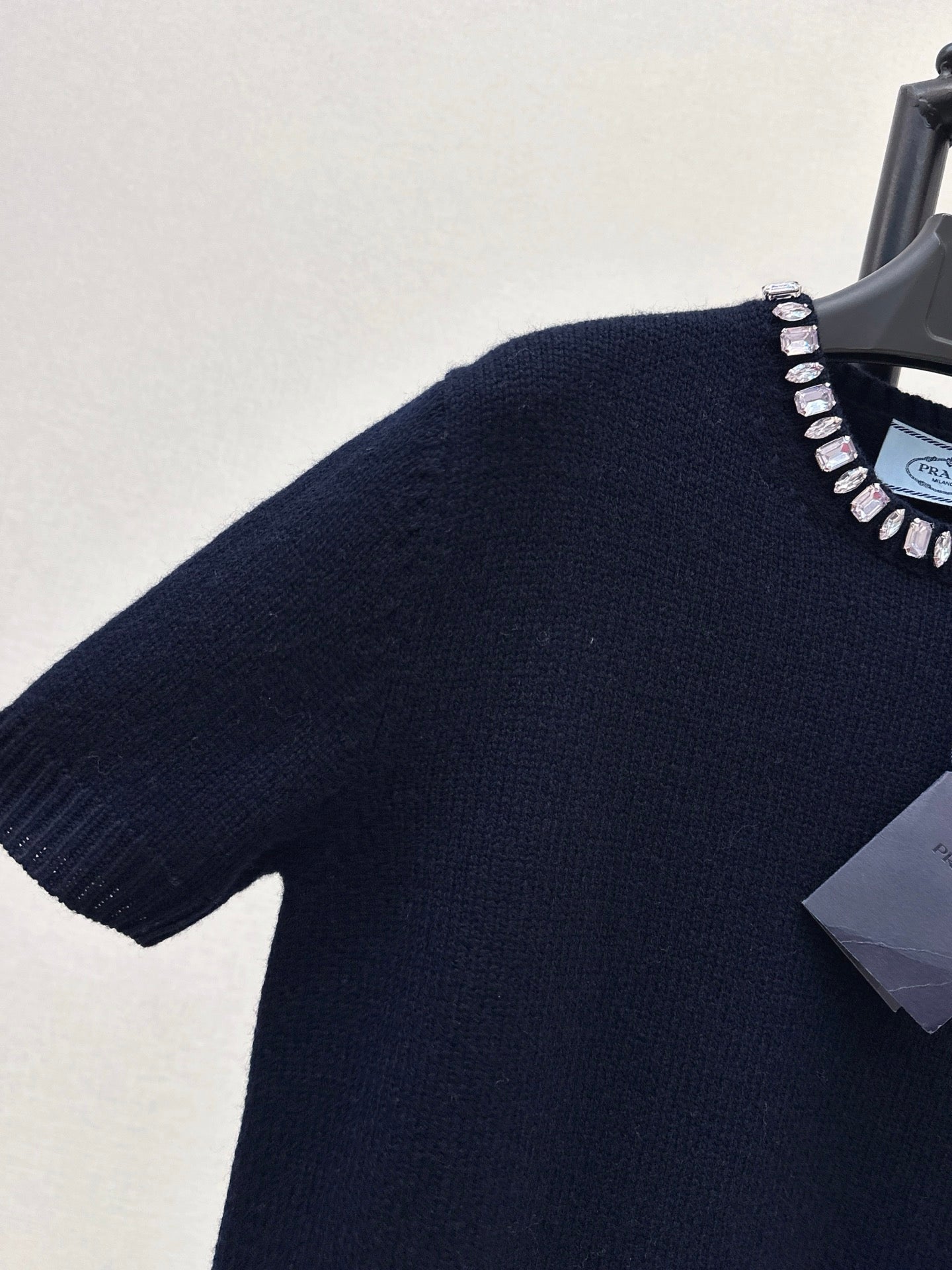 25FW Strass-Pullover