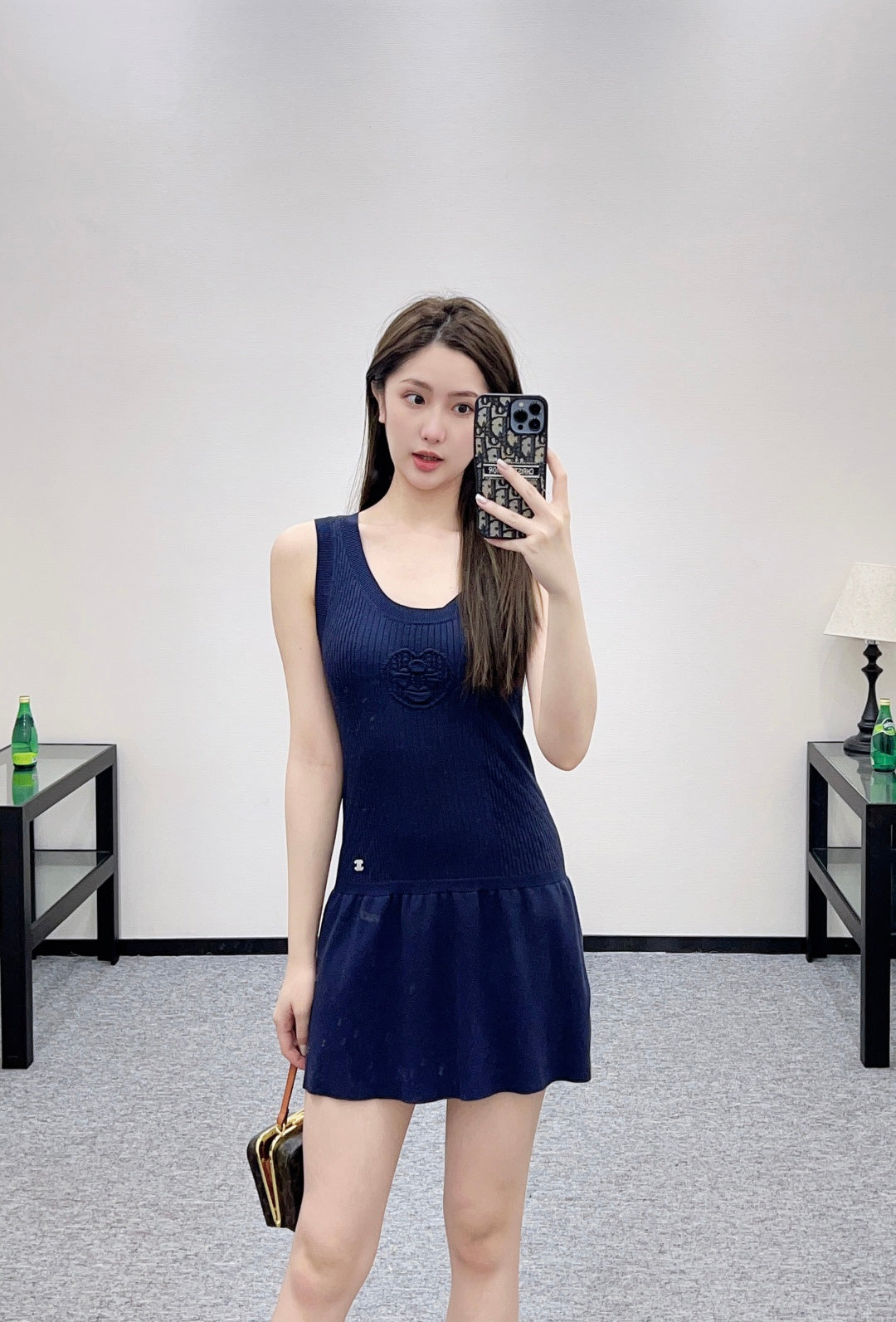 25FW NEW knit sleeveless dress