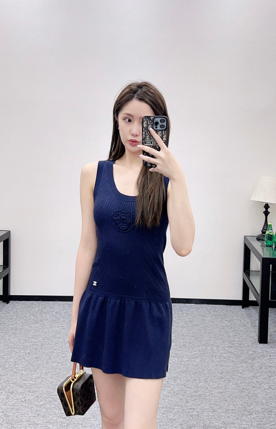25FW NEW knit sleeveless dress