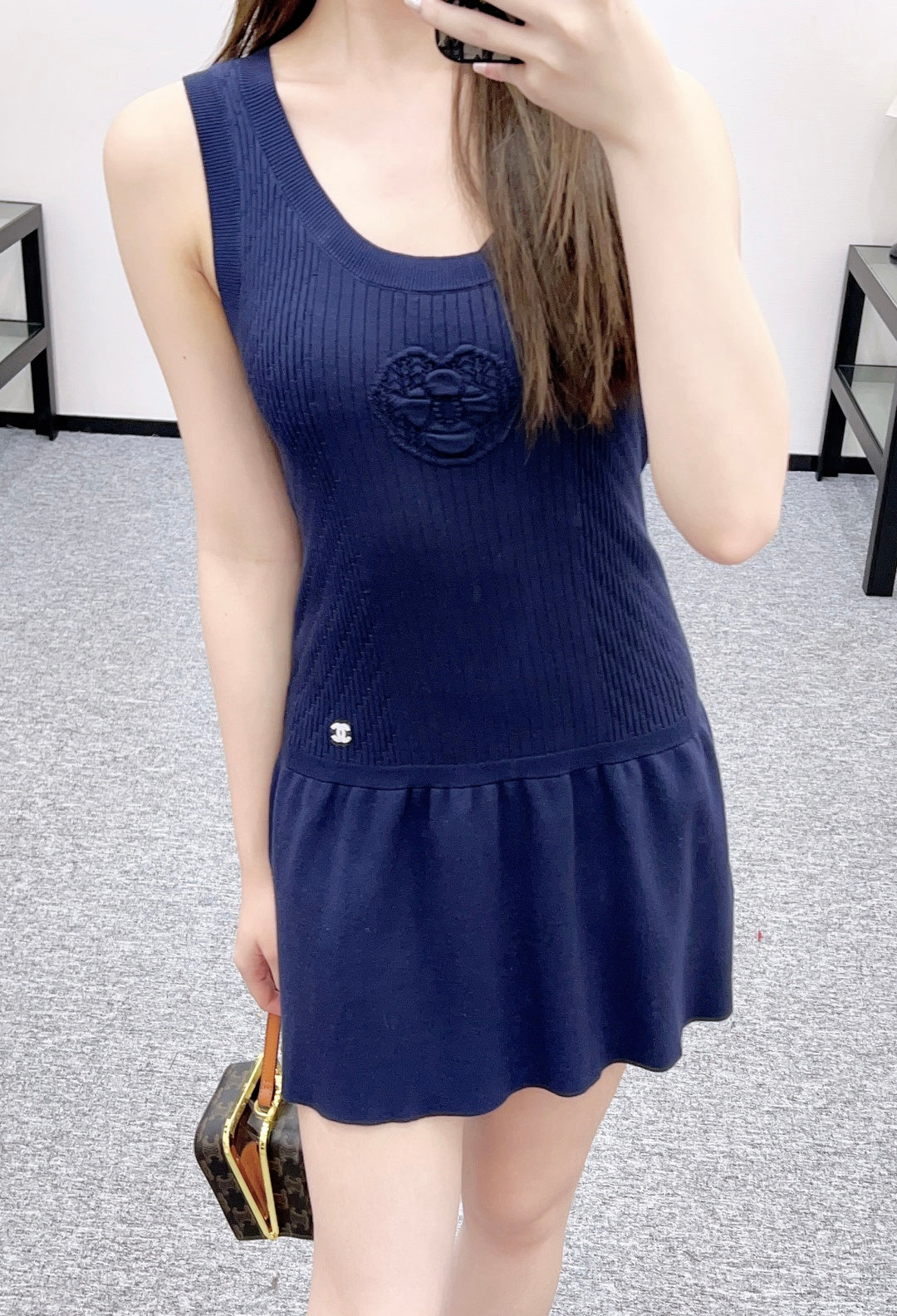 25FW NEW knit sleeveless dress